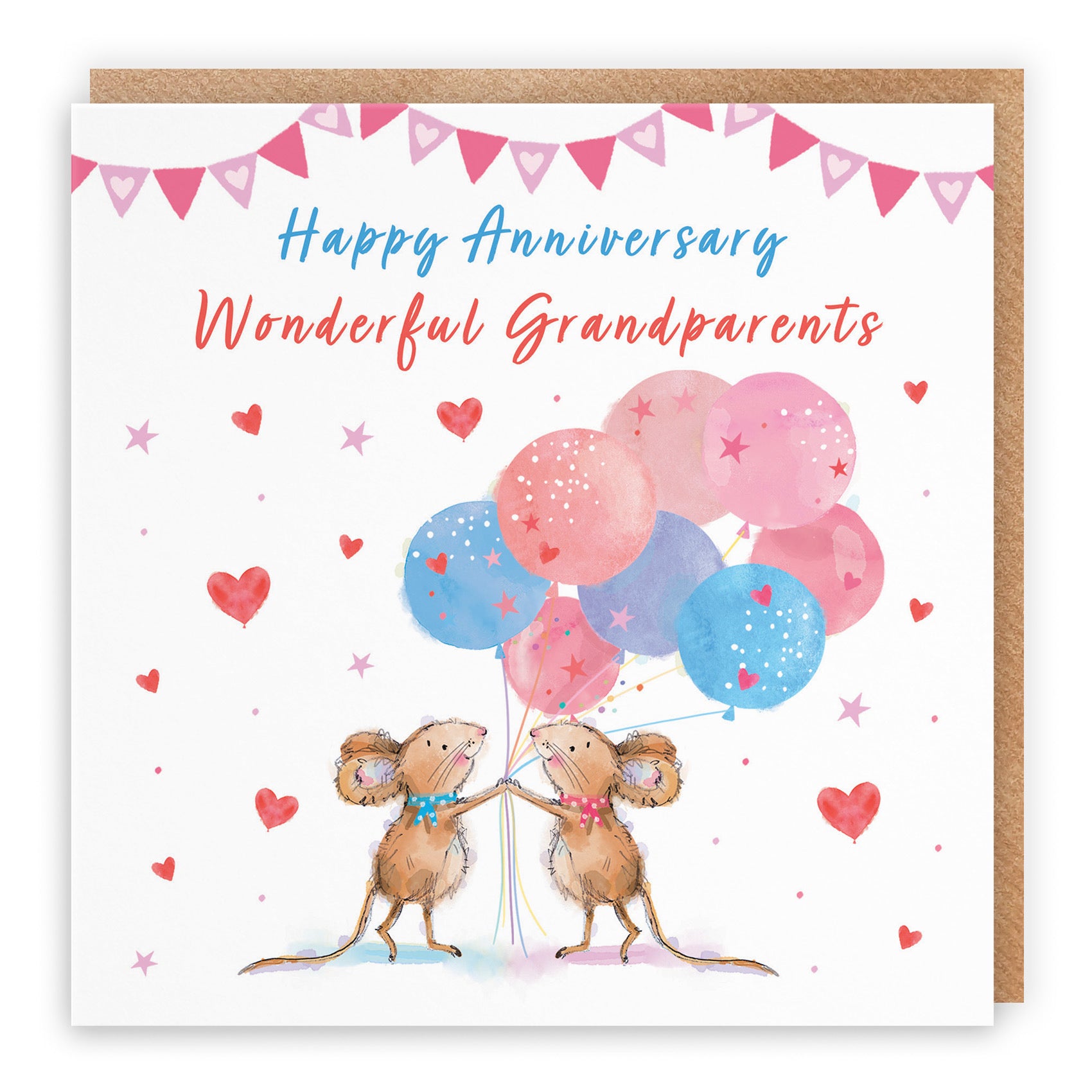 Grandparents Anniversary Card Happily Ever After Little Whiskers - Default Title (SN00252)