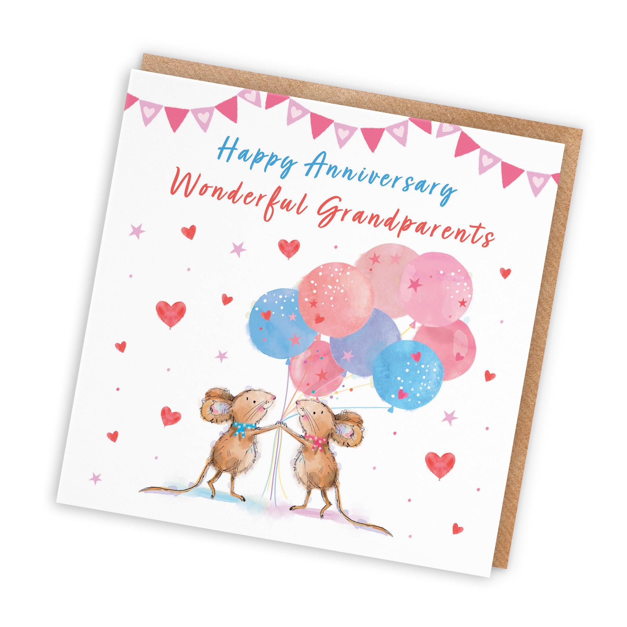 Grandparents Anniversary Card Happily Ever After Little Whiskers - Default Title (SN00252)