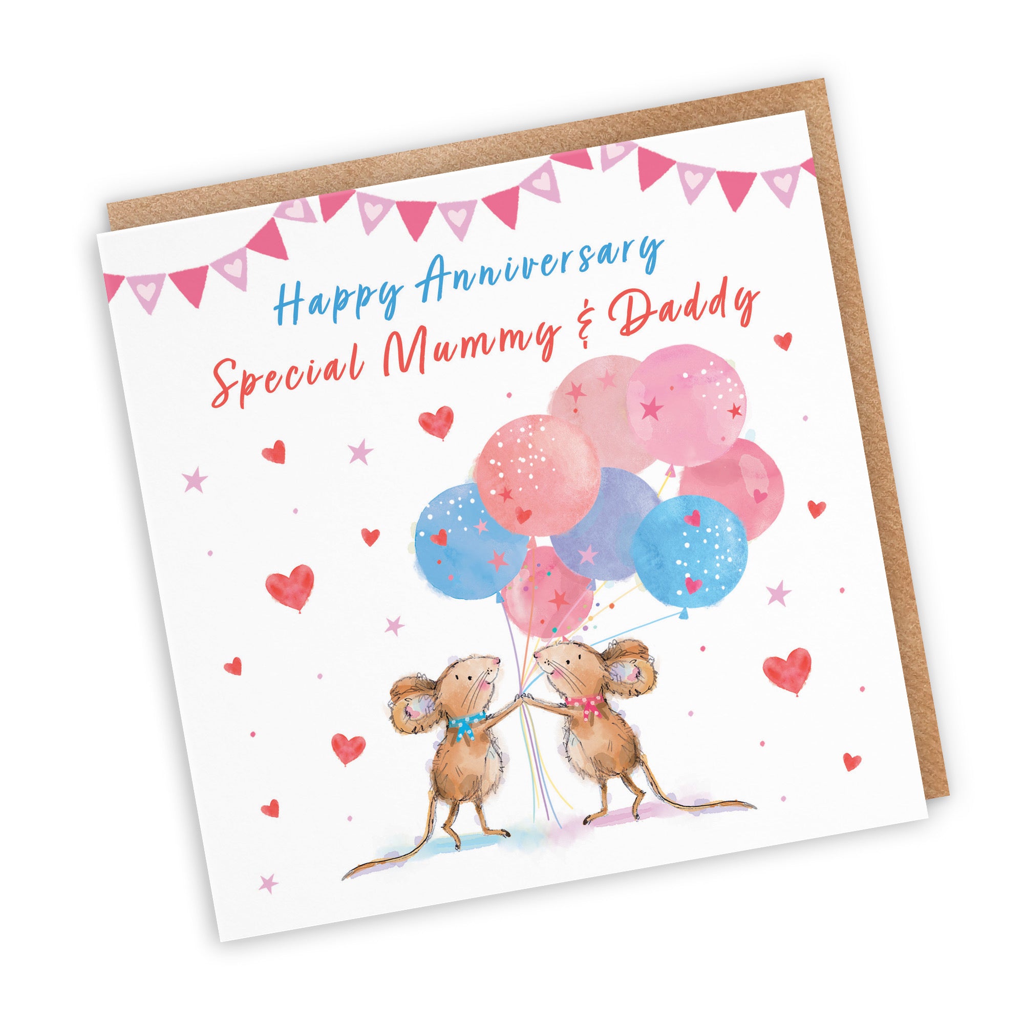 Mummy And Daddy Anniversary Card Happily Ever After Little Whiskers - Default Title (SN00276)