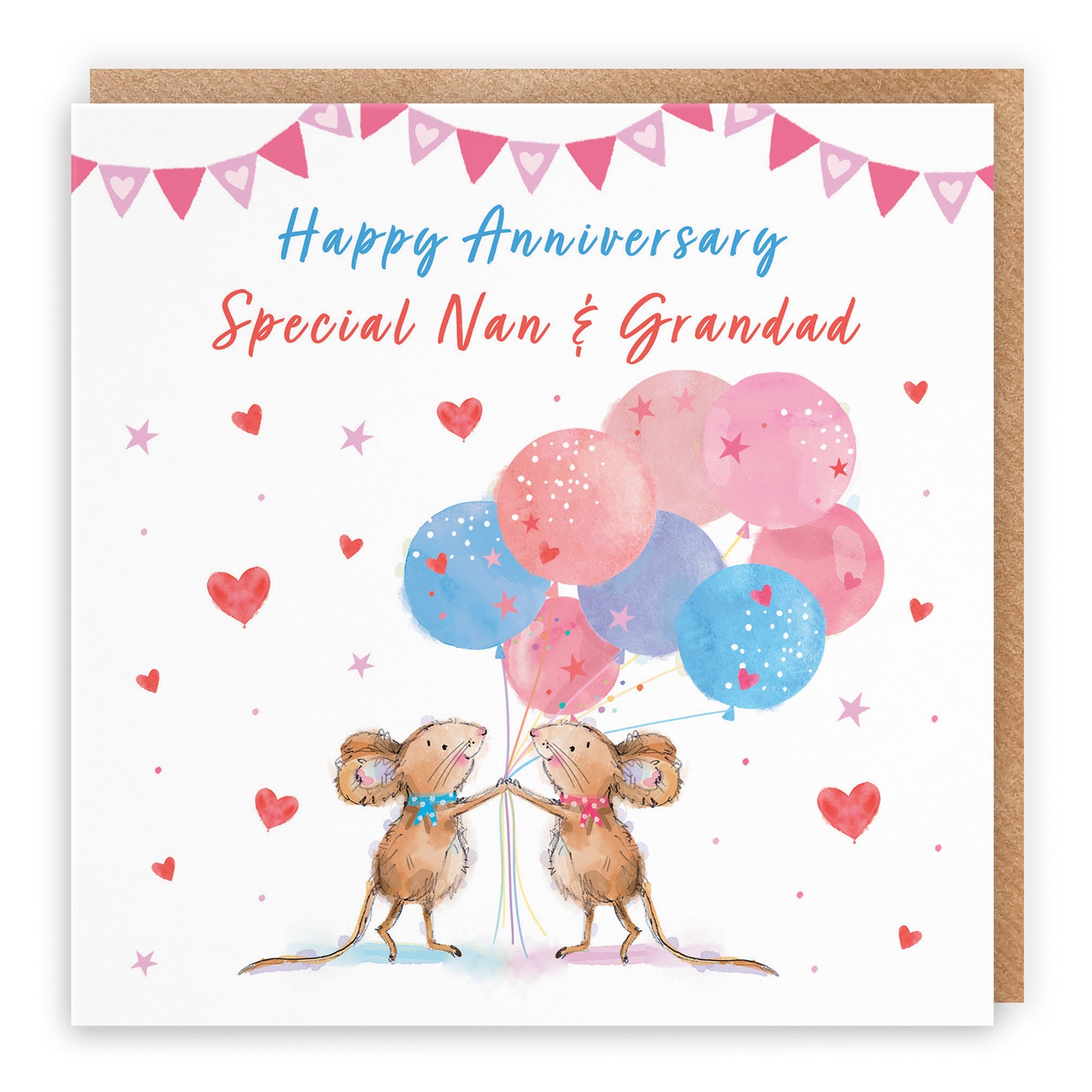 Nan And Grandad Anniversary Card Happily Ever After Little Whiskers - Default Title (SN00277)