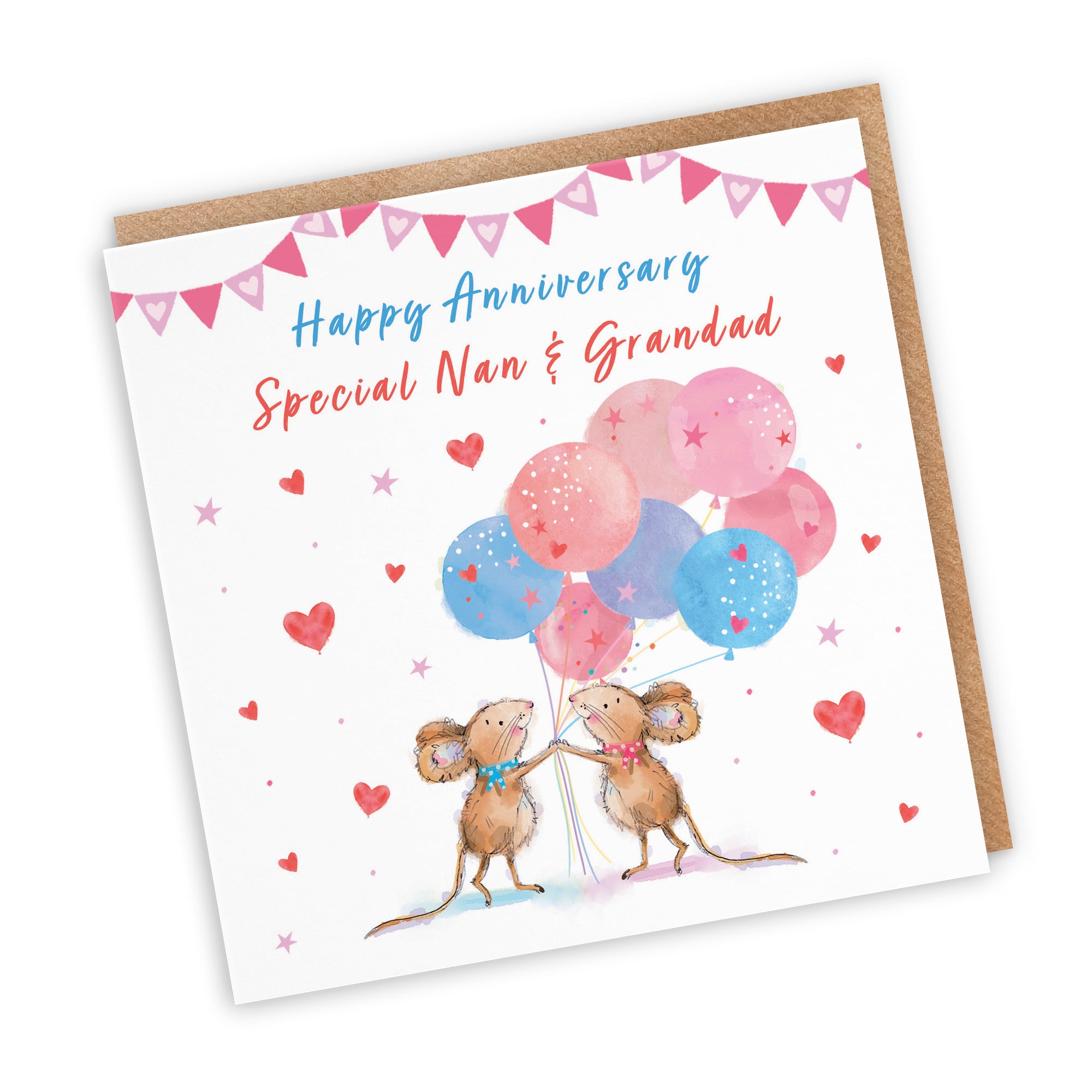 Nan And Grandad Anniversary Card Happily Ever After Little Whiskers - Default Title (SN00277)