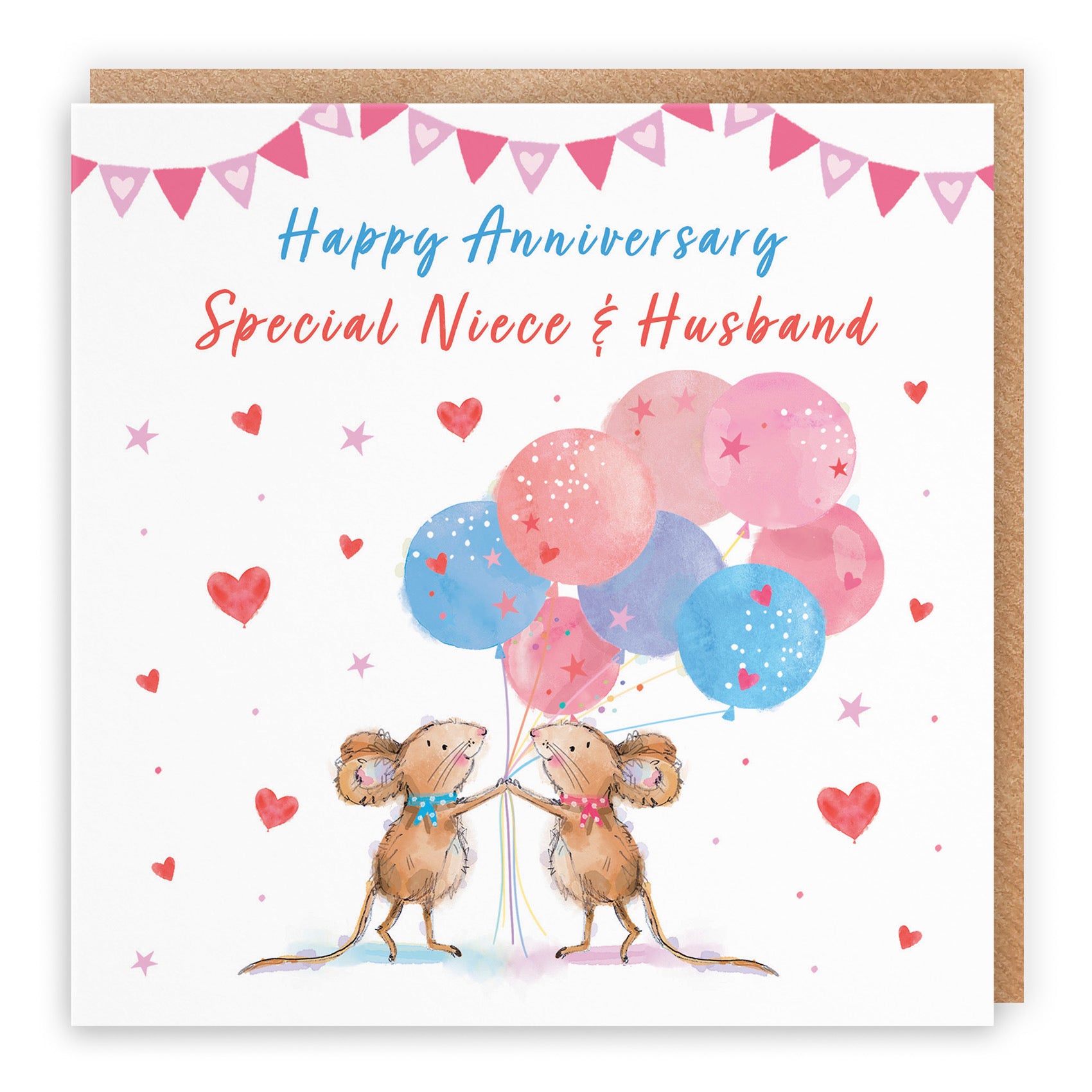 Niece And Husband Anniversary Card Happily Ever After Little Whiskers - Default Title (SN00283)