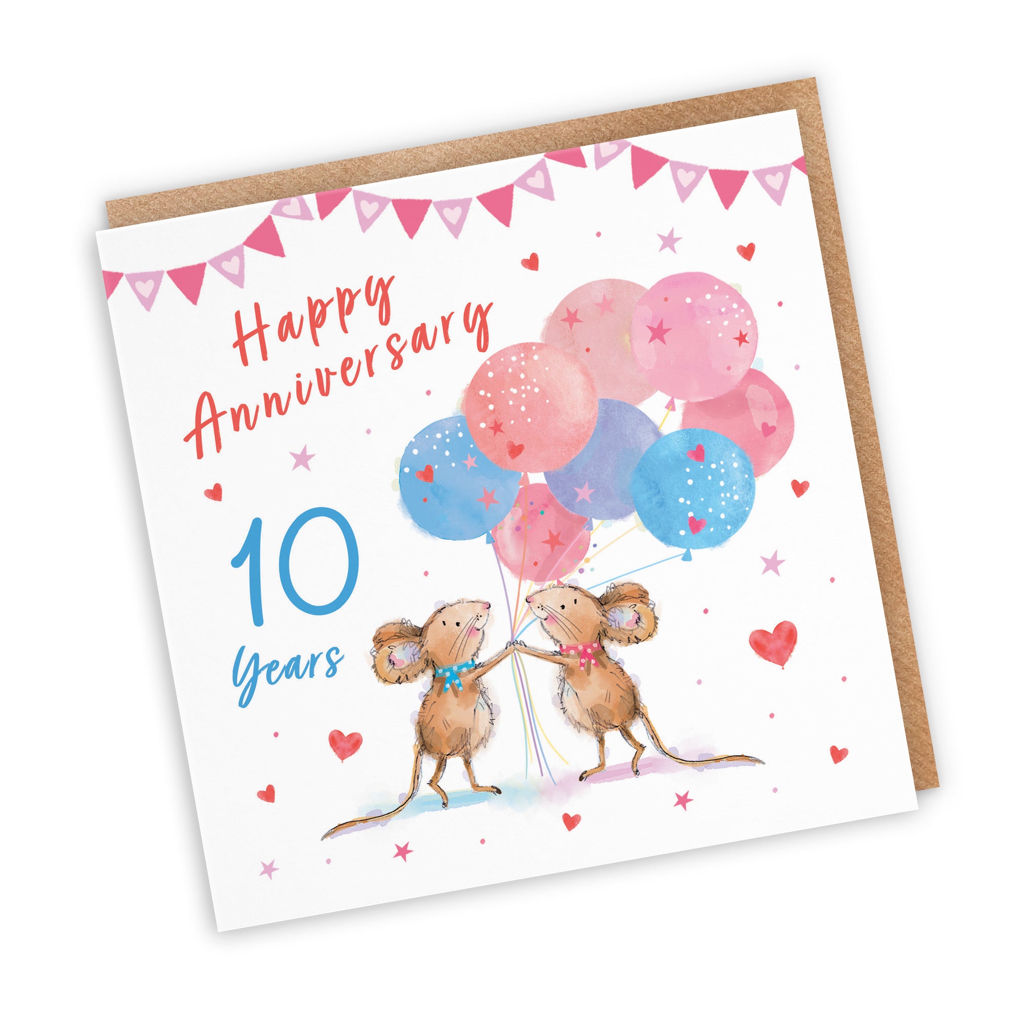 10th Anniversary Card Happily Ever After Little Whiskers - Default Title (SN00284)