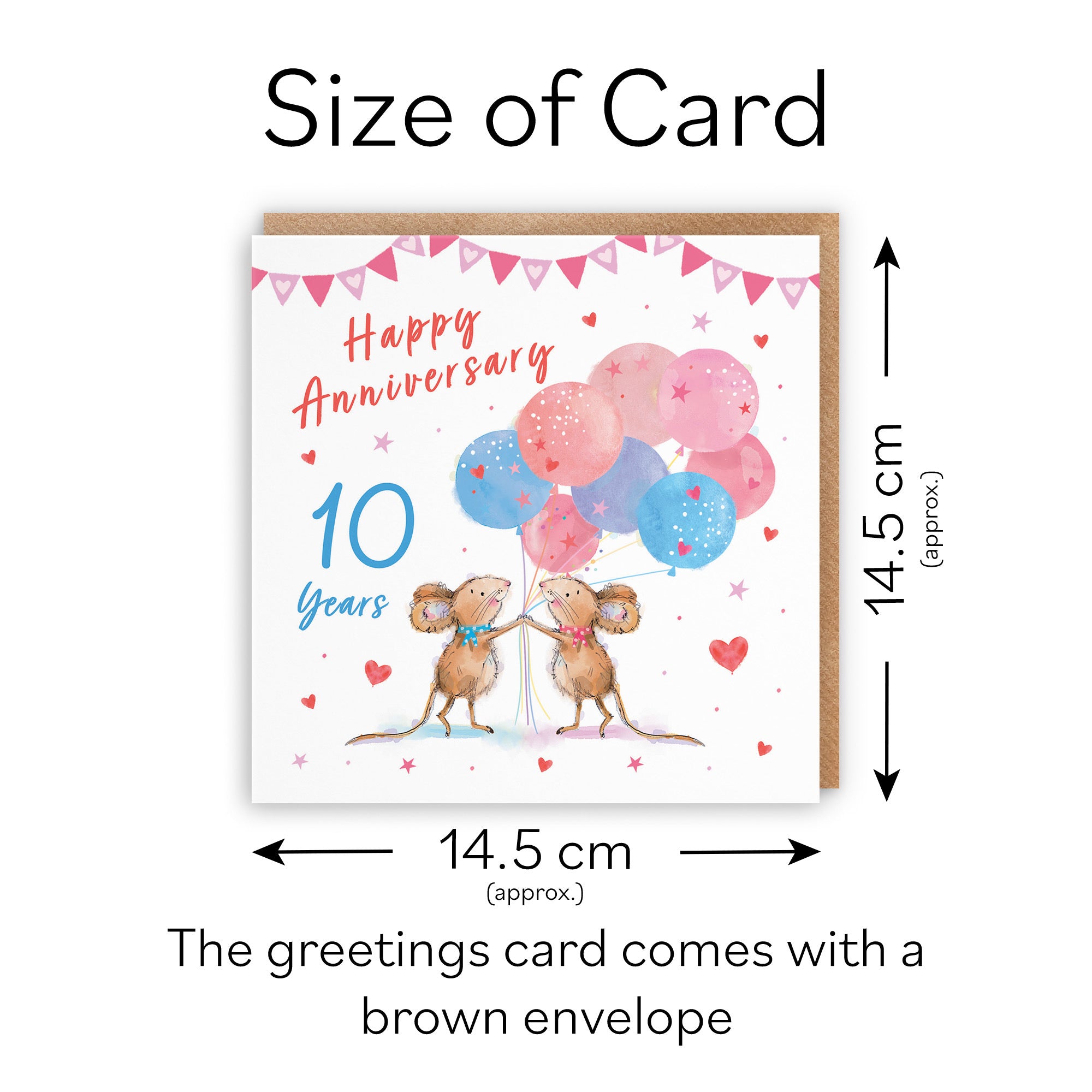 10th Anniversary Card Happily Ever After Little Whiskers - Default Title (SN00284)