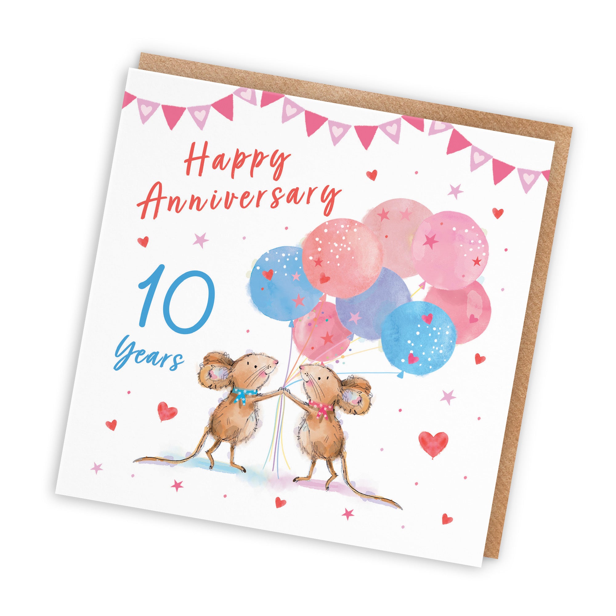 10th Anniversary Card Happily Ever After Little Whiskers - Default Title (SN00284)