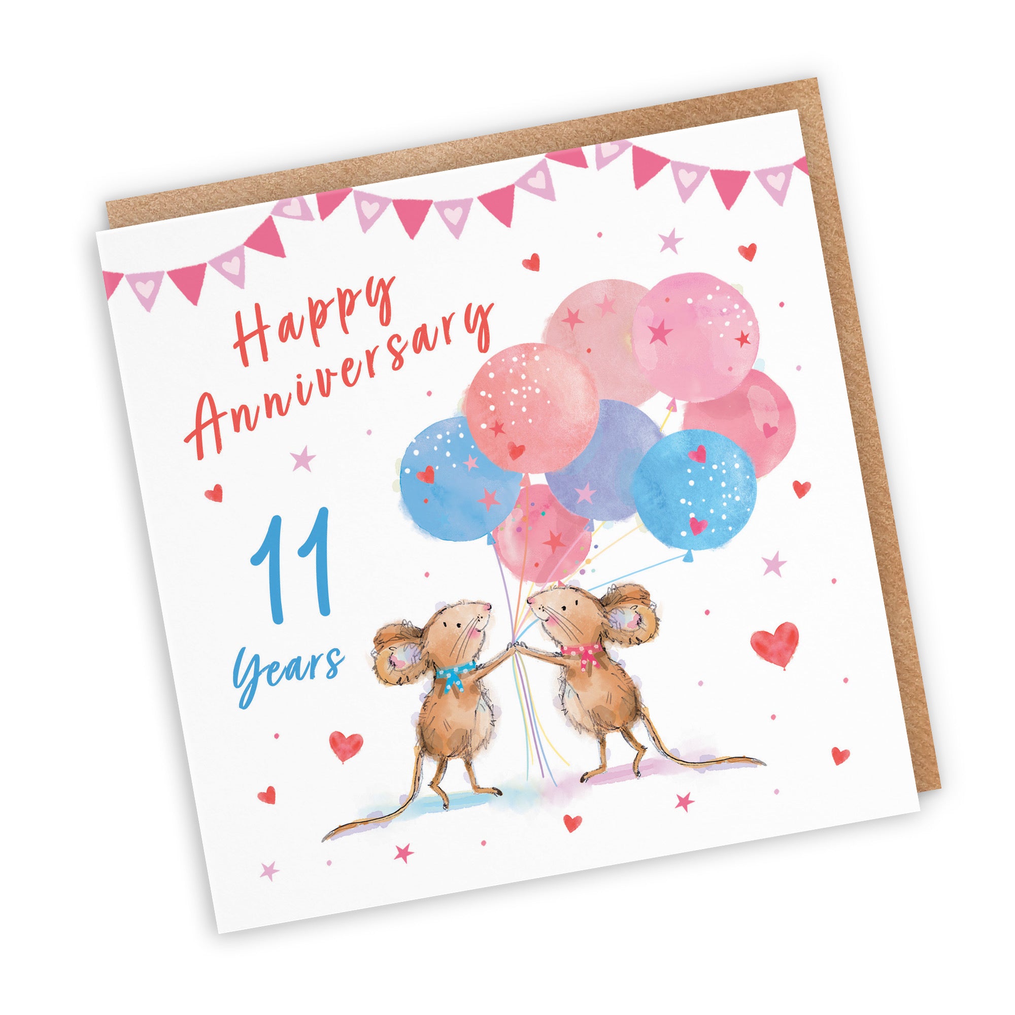 11th Anniversary Card Happily Ever After Little Whiskers - Default Title (SN00285)