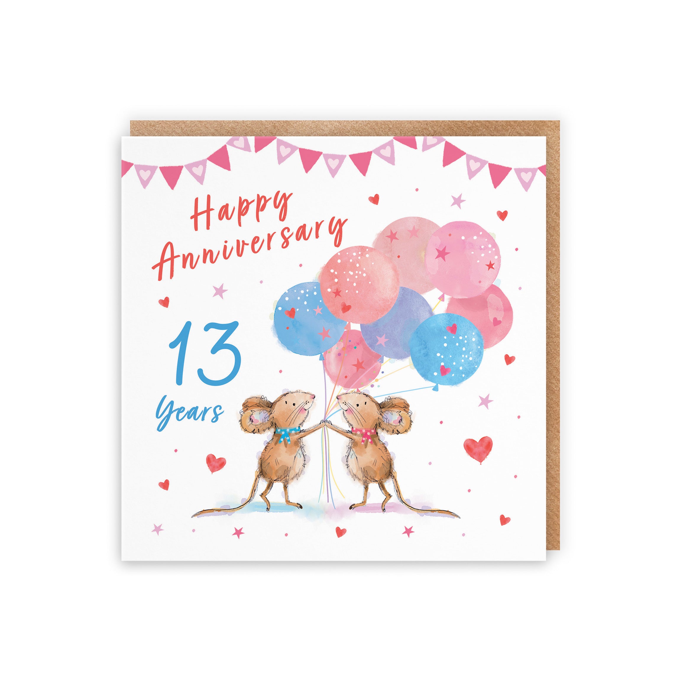 13th Anniversary Card Happily Ever After Little Whiskers - Default Title (SN00287)