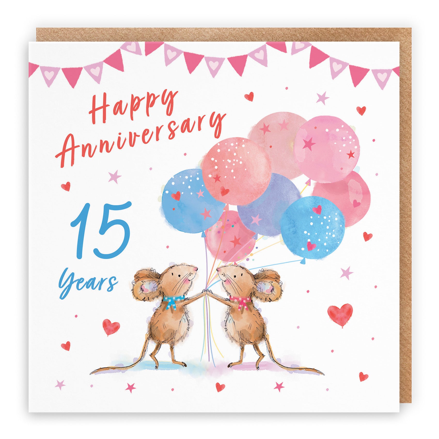 15th Anniversary Card Happily Ever After Little Whiskers - Default Title (SN00289)