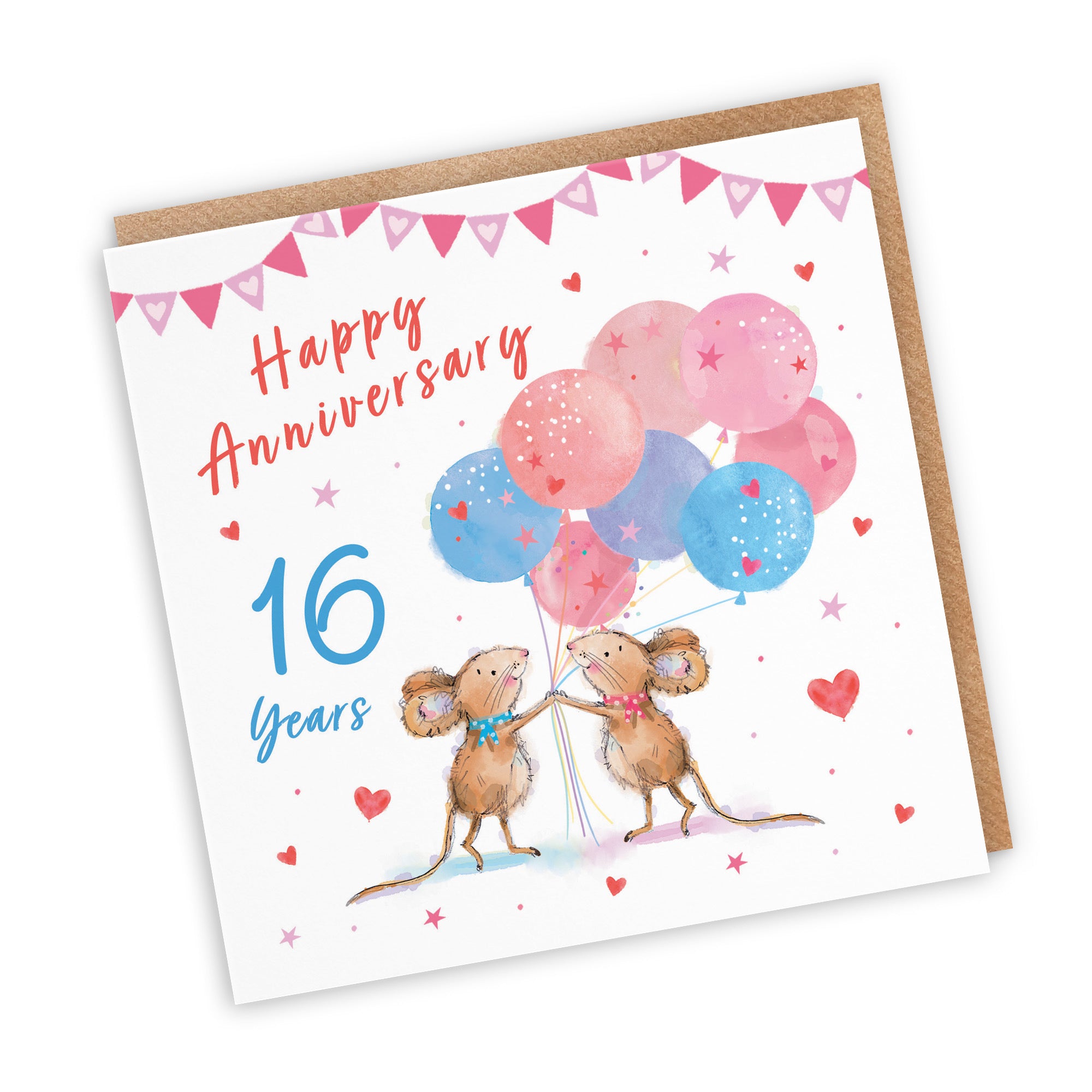 16th Anniversary Card Happily Ever After Little Whiskers - Default Title (SN00290)
