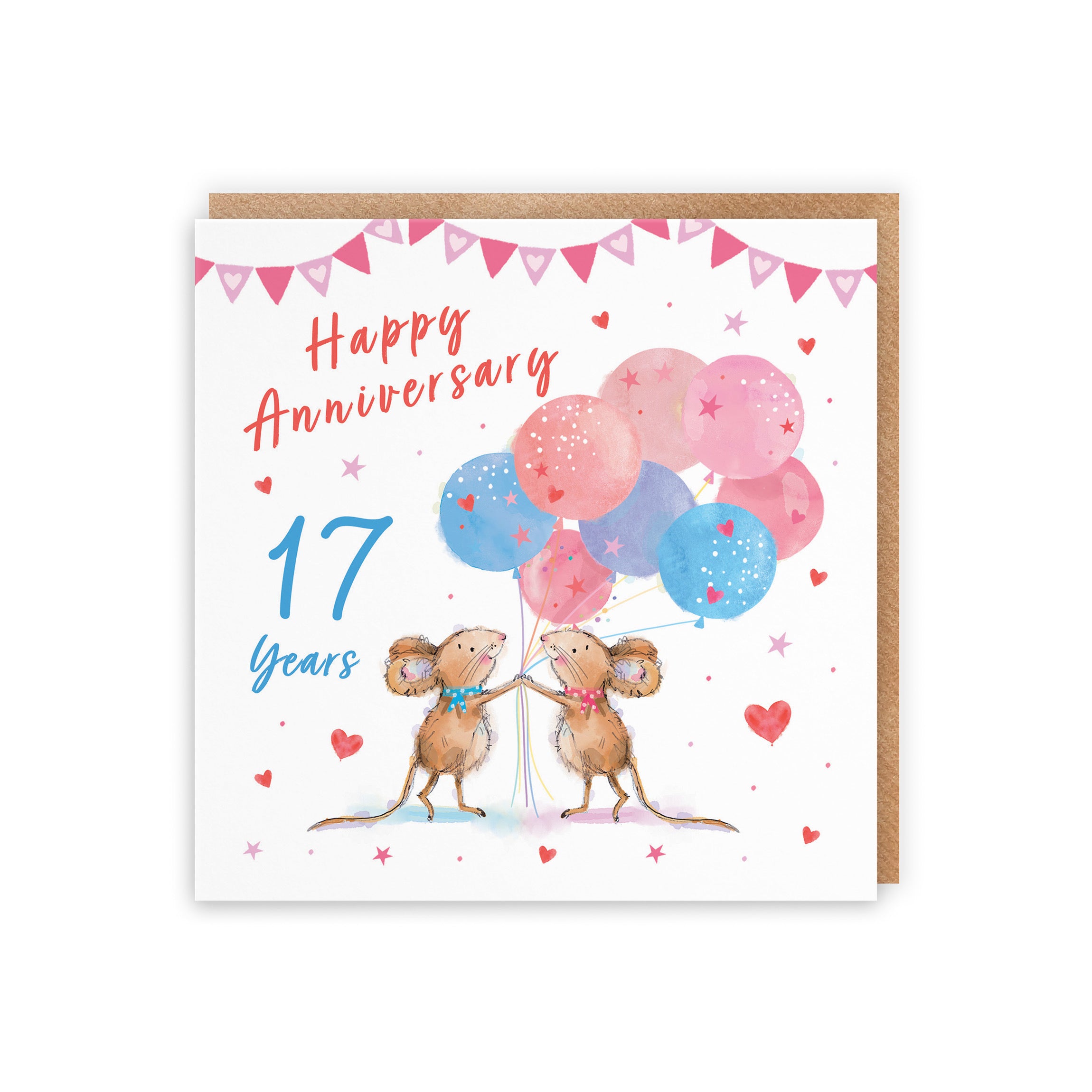 17th Anniversary Card Happily Ever After Little Whiskers - Default Title (SN00291)