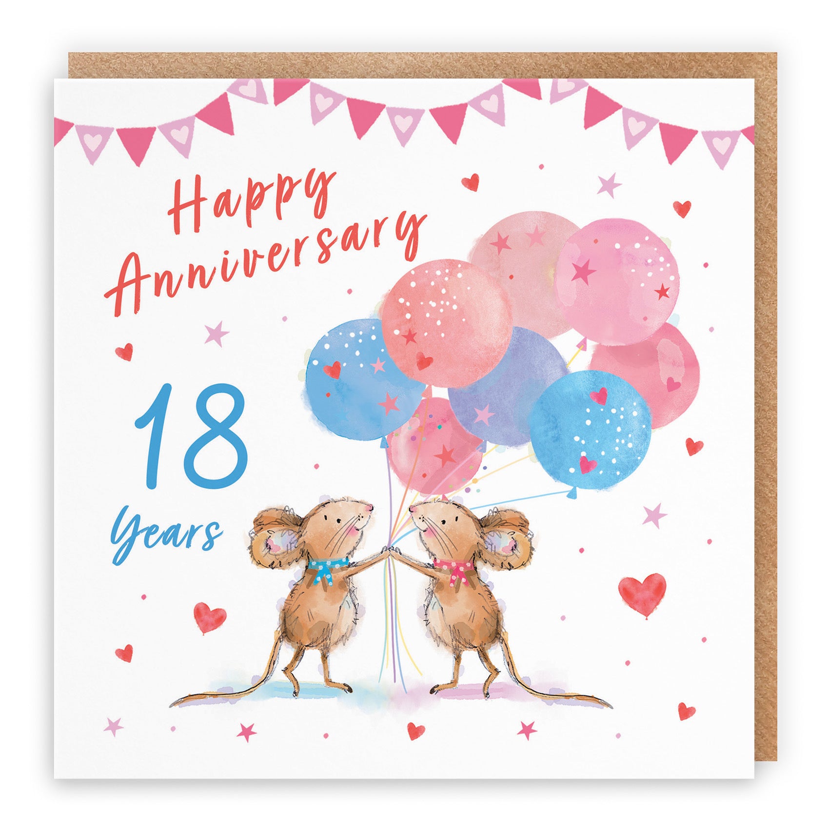 18th Anniversary Card Happily Ever After Little Whiskers - Default Title (SN00292)