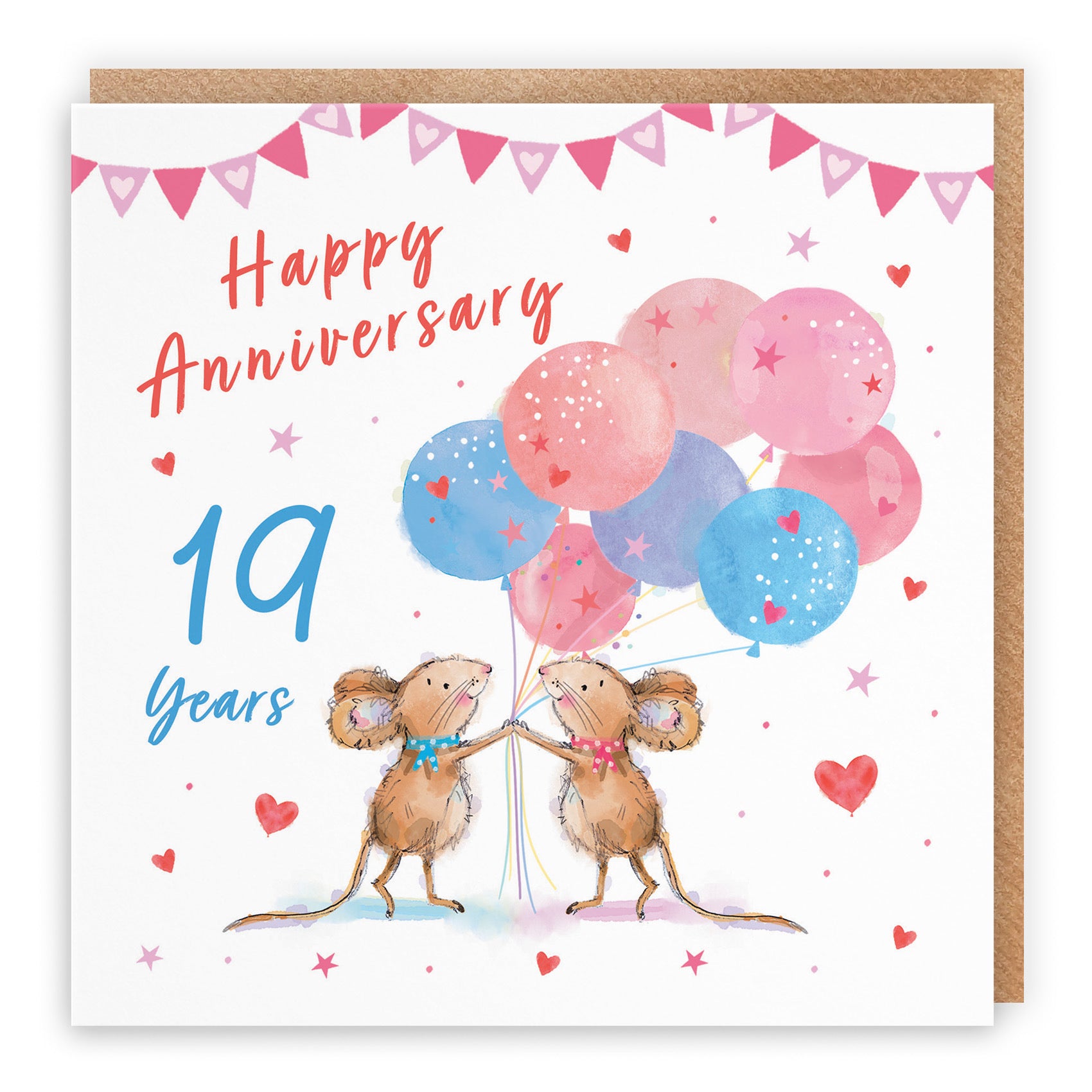 19th Anniversary Card Happily Ever After Little Whiskers - Default Title (SN00293)
