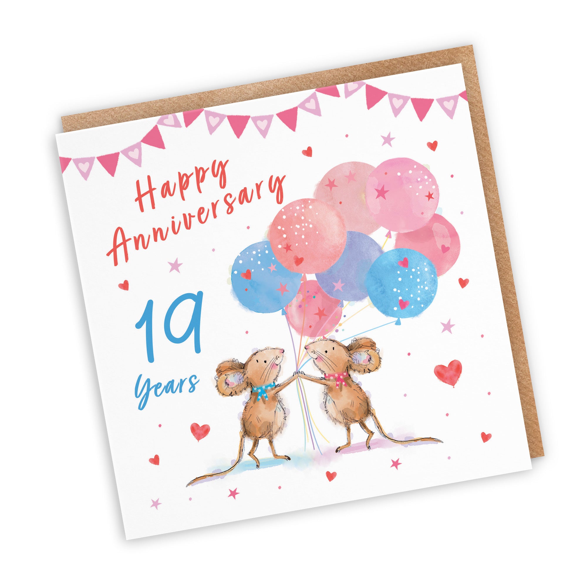 19th Anniversary Card Happily Ever After Little Whiskers - Default Title (SN00293)