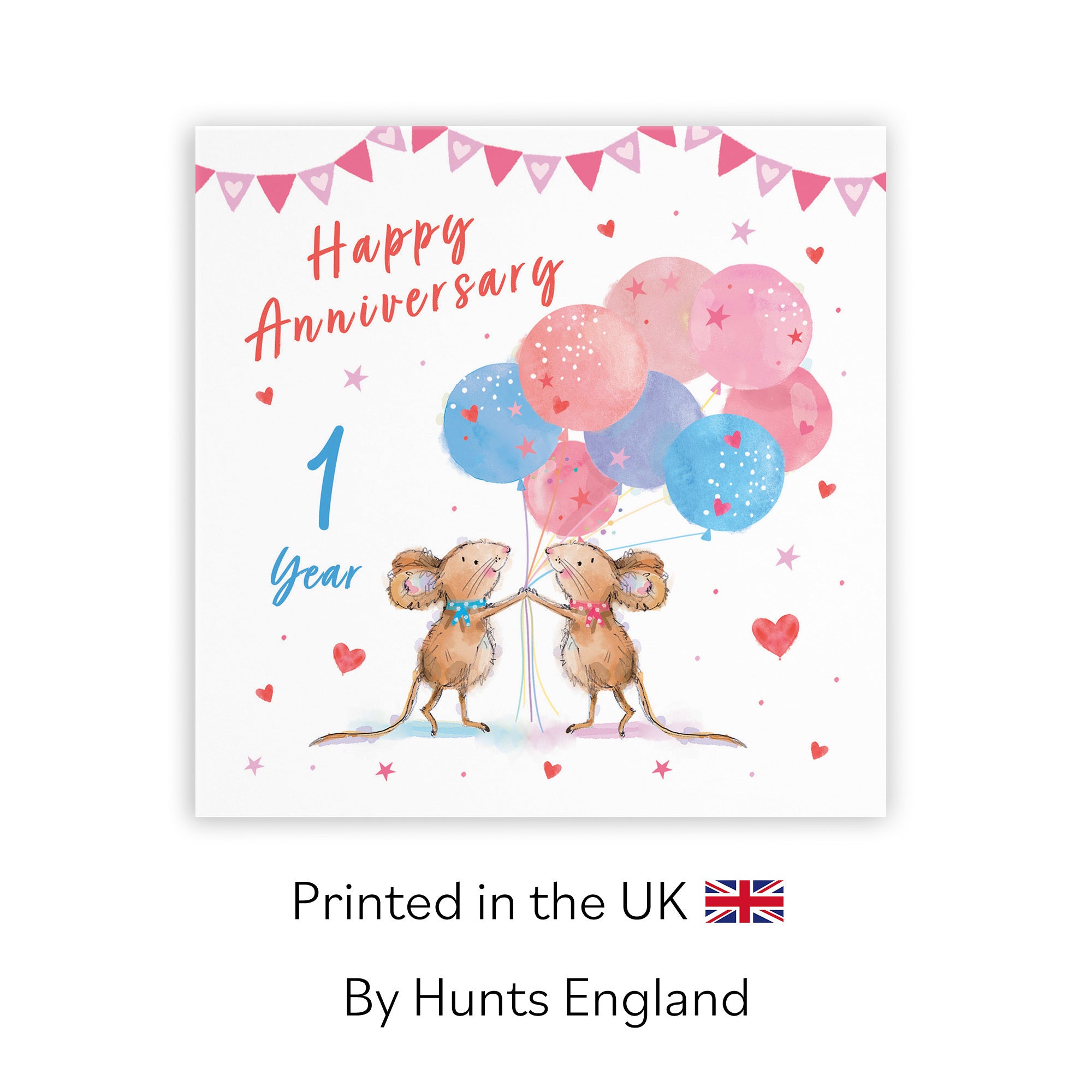 1st Anniversary Card Happily Ever After Little Whiskers - Default Title (SN00294)
