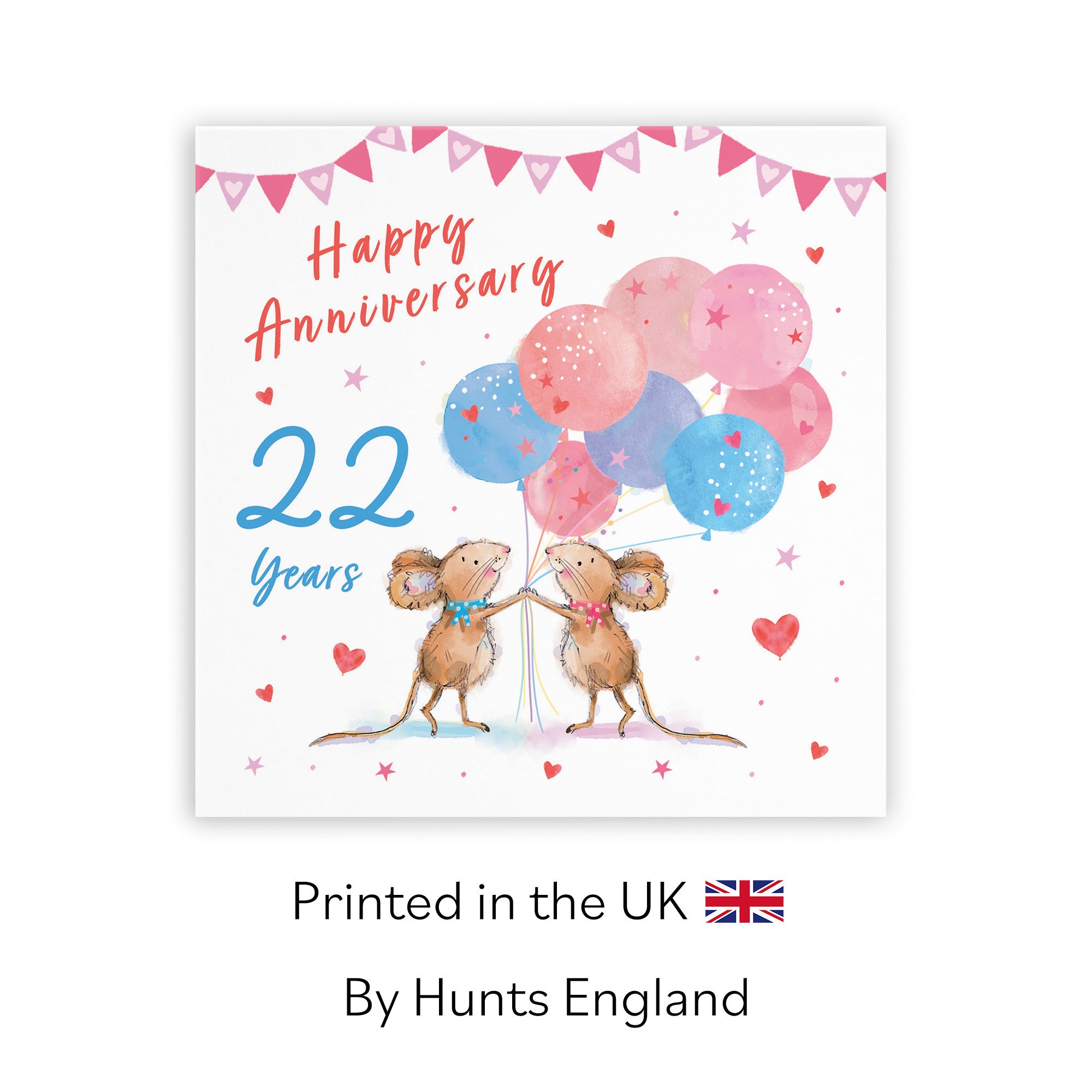 22nd Anniversary Card Happily Ever After Little Whiskers - Default Title (SN00296)