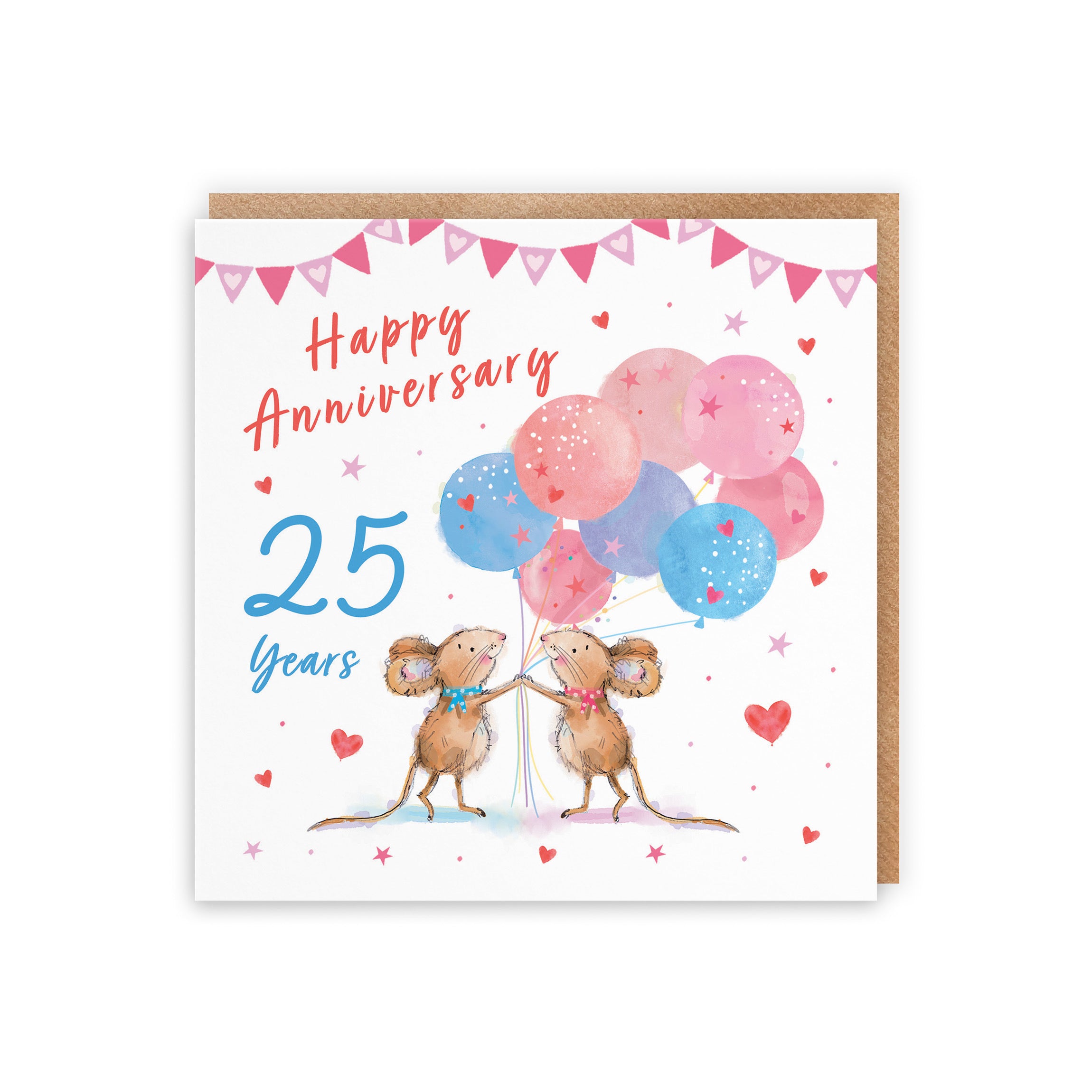 25th Anniversary Card Happily Ever After Little Whiskers - Default Title (SN00298)