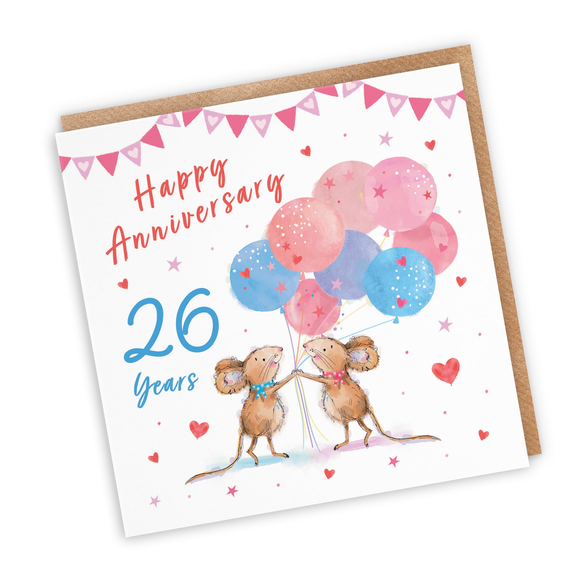 26th Anniversary Card Happily Ever After Little Whiskers - Default Title (SN00299)