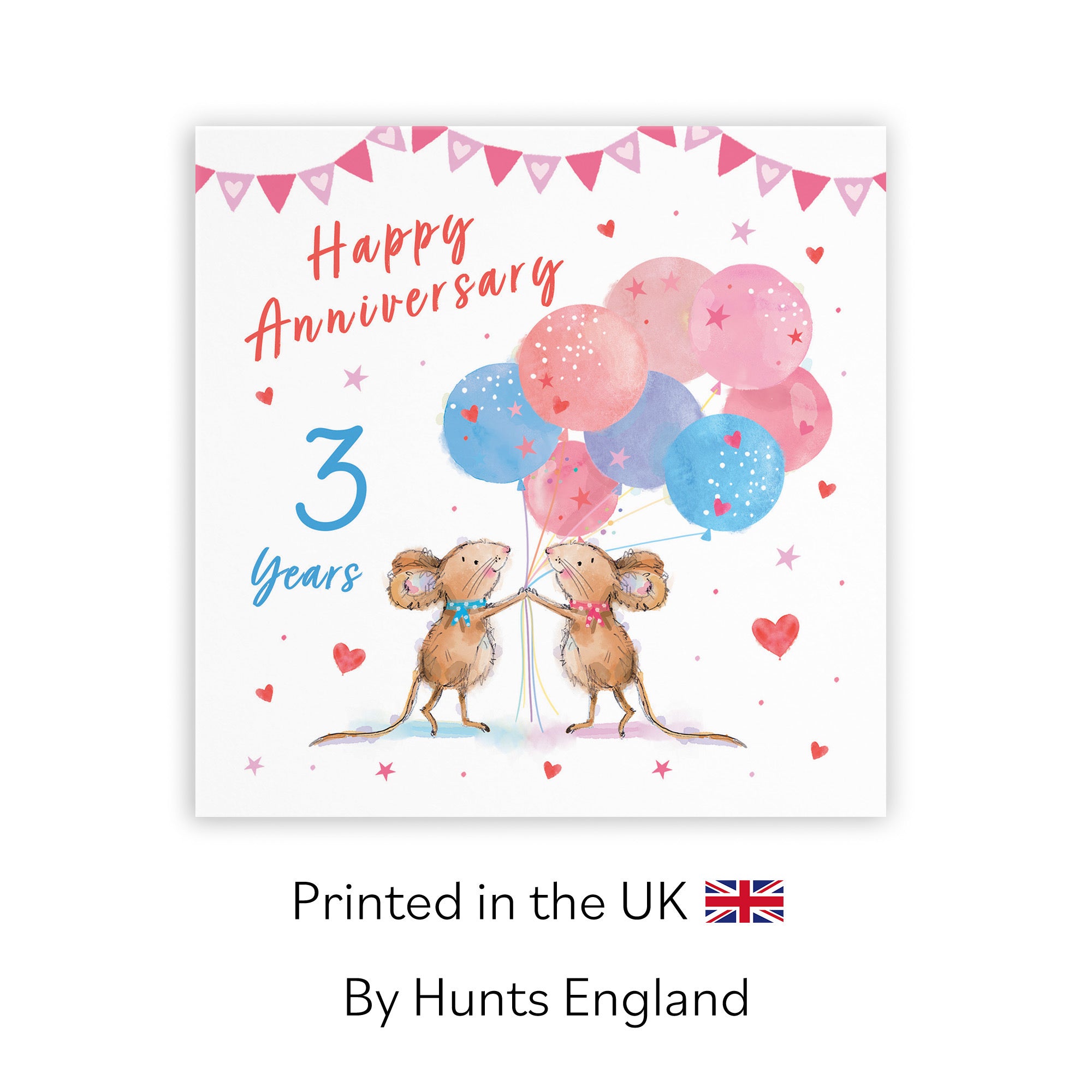 3rd Anniversary Card Happily Ever After Little Whiskers - Default Title (SN00304)