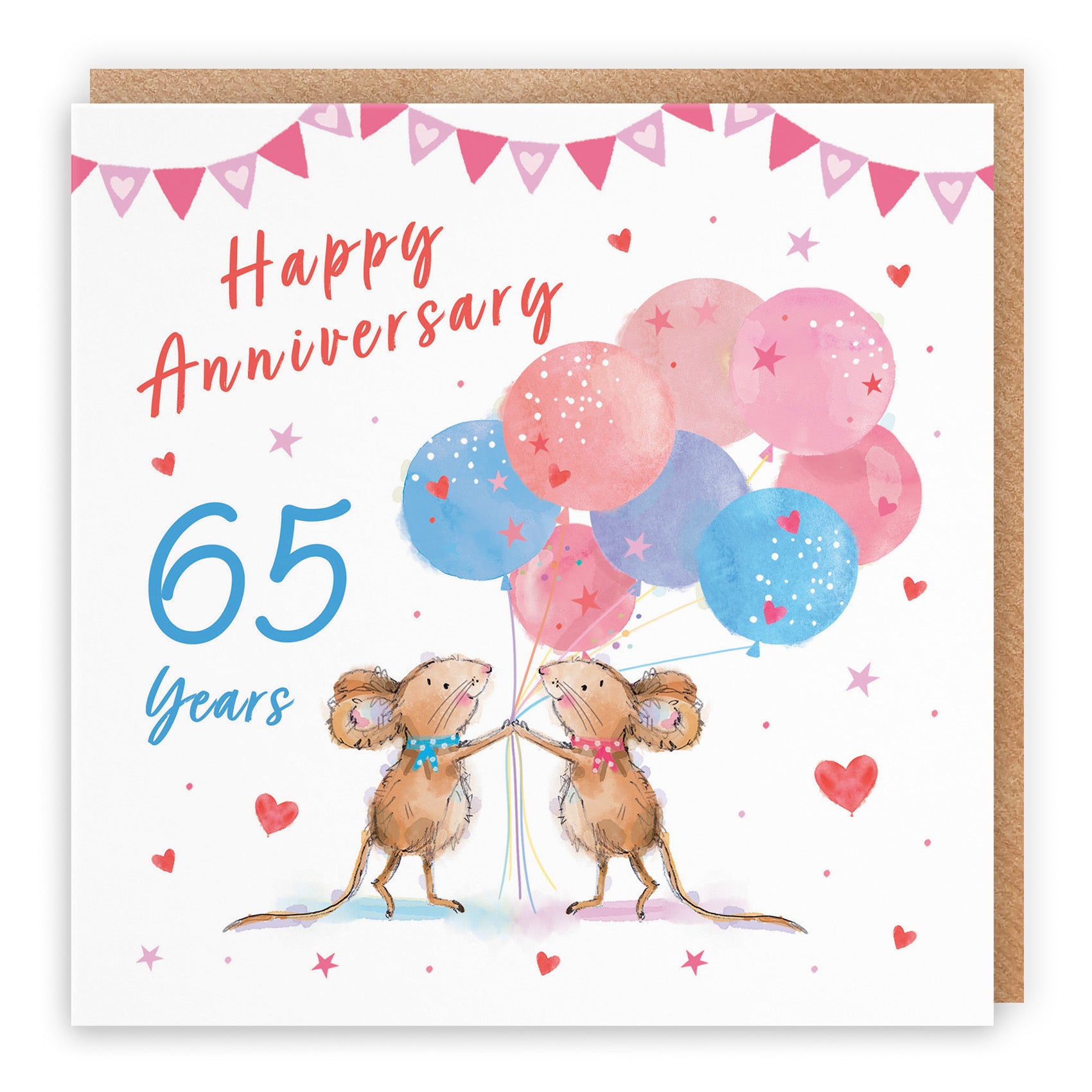 65th Anniversary Card Happily Ever After Little Whiskers - Default Title (SN00308)