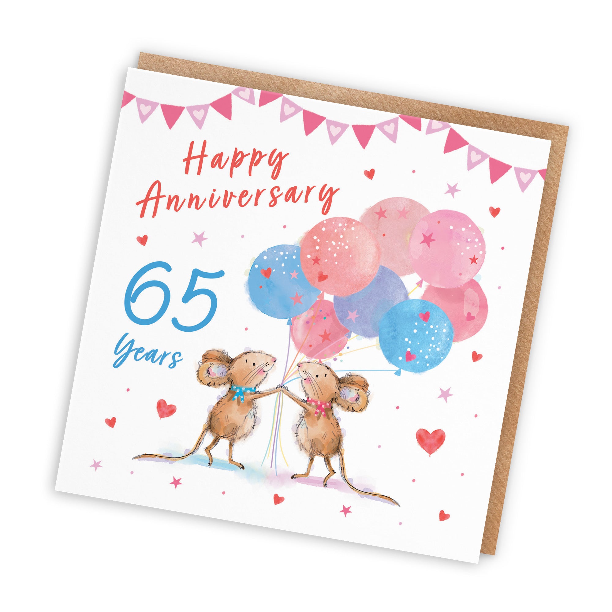 65th Anniversary Card Happily Ever After Little Whiskers - Default Title (SN00308)