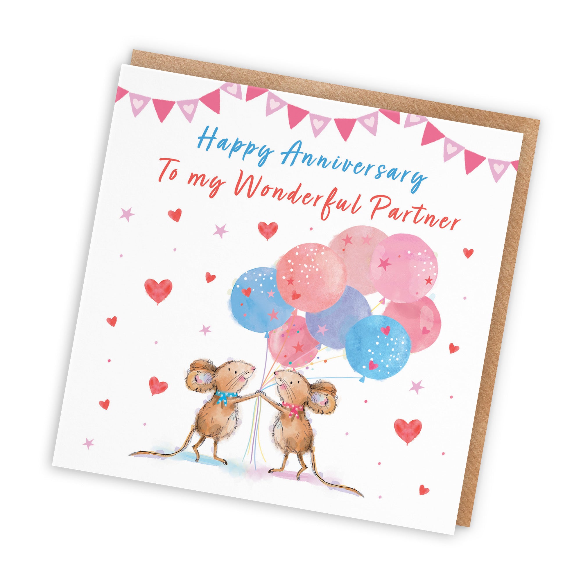 Partner Anniversary Card Happily Ever After Little Whiskers - Default Title (SN00317)