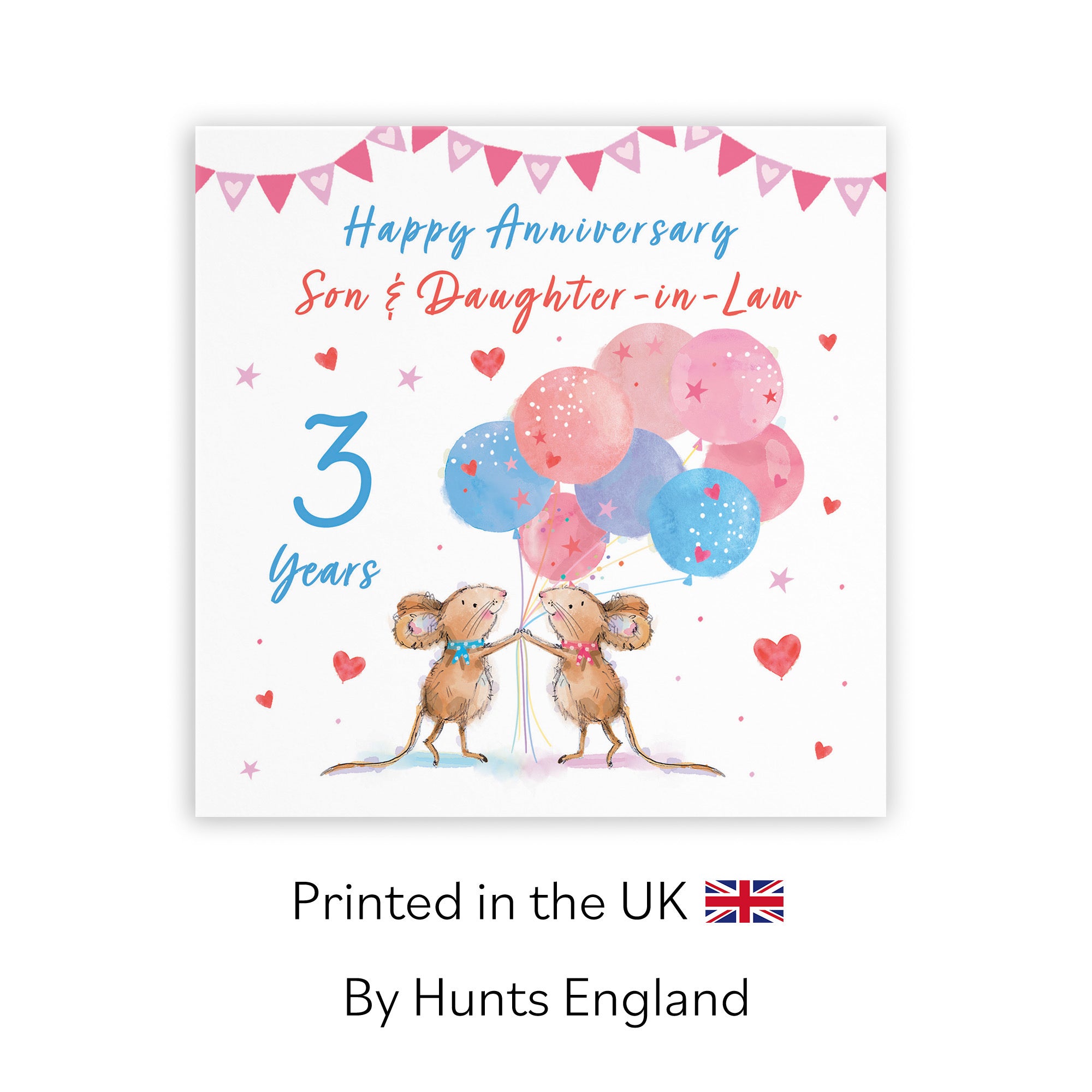 3rd Son And Daughter-in-Law Anniversary Card Happily Ever After Little Whiskers - Default Title (SN00339)