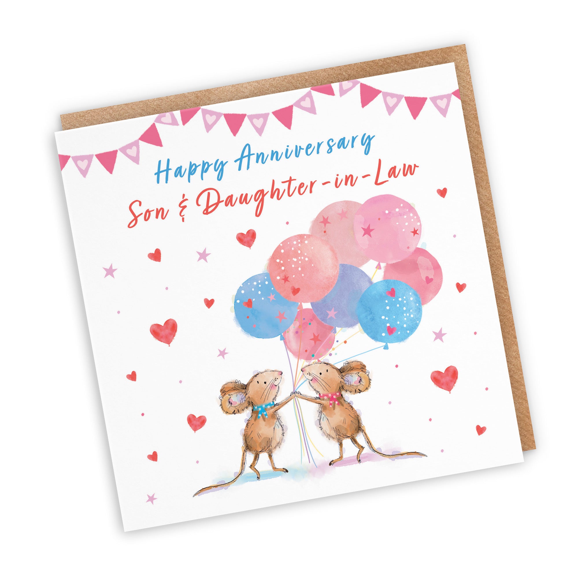 Son And Daughter-in-Law Anniversary Card Happily Ever After Little Whiskers - Default Title (SN00346)