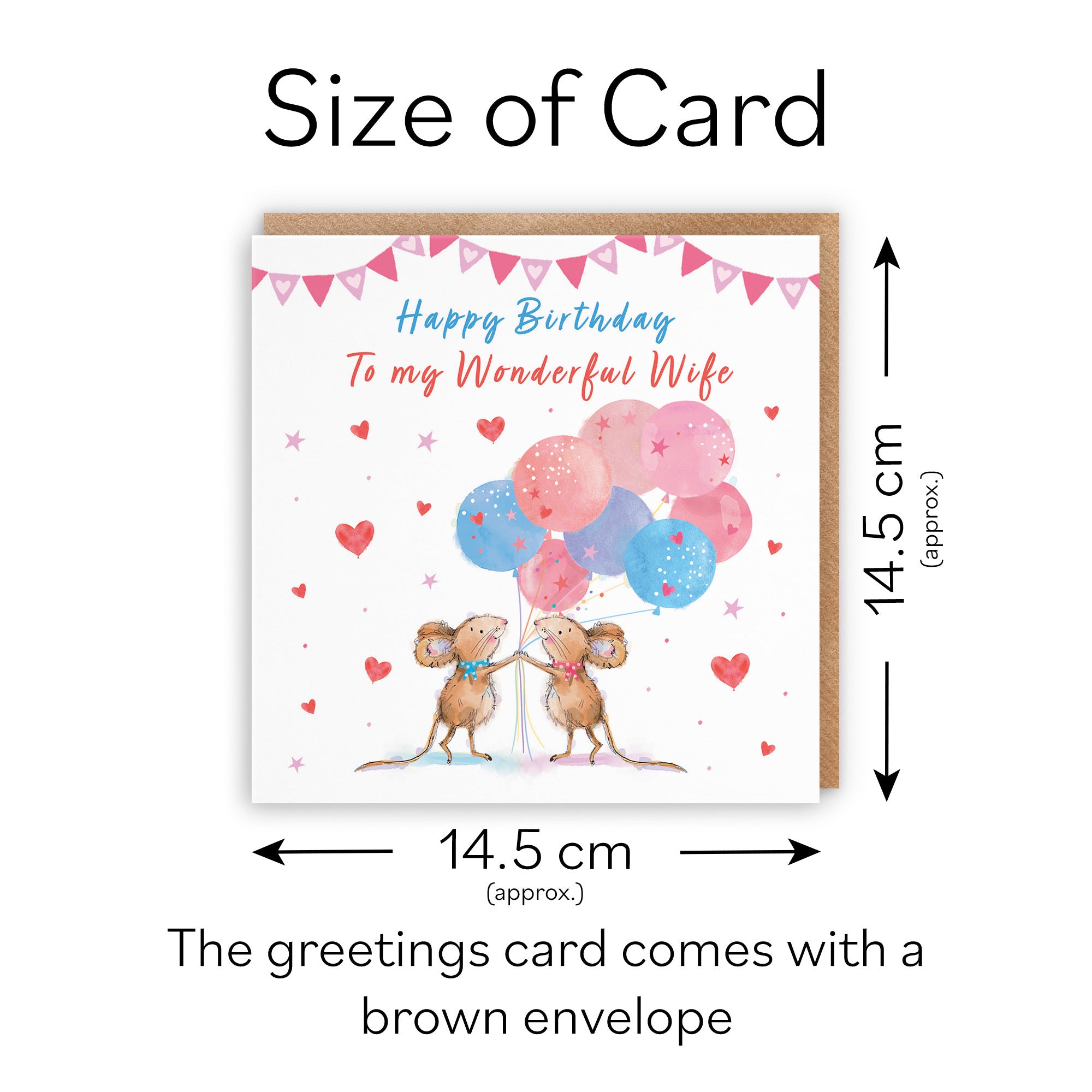 Wife Birthday Card Happily Ever After Little Whiskers - Default Title (SN00351)