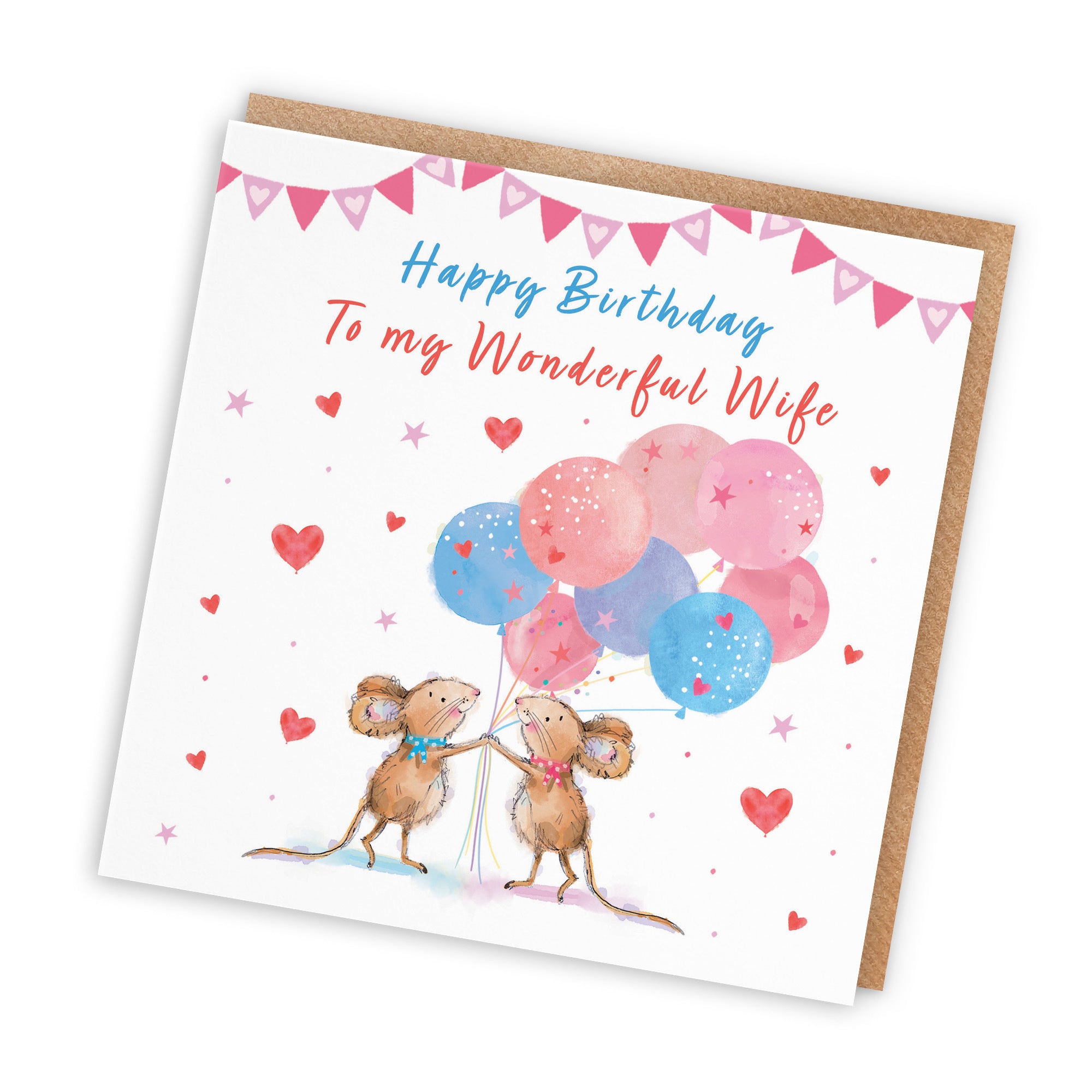 Wife Birthday Card Happily Ever After Little Whiskers - Default Title (SN00351)