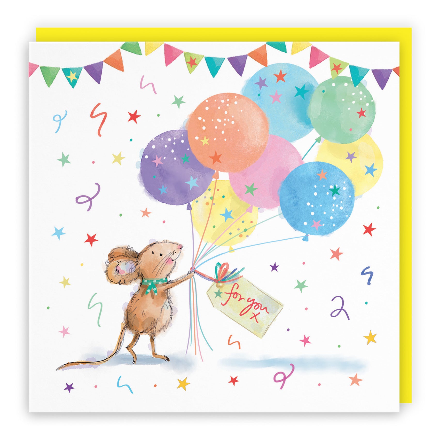Any Occasion Card Colourful Balloons Little Whiskers - Default Title (SN00552)