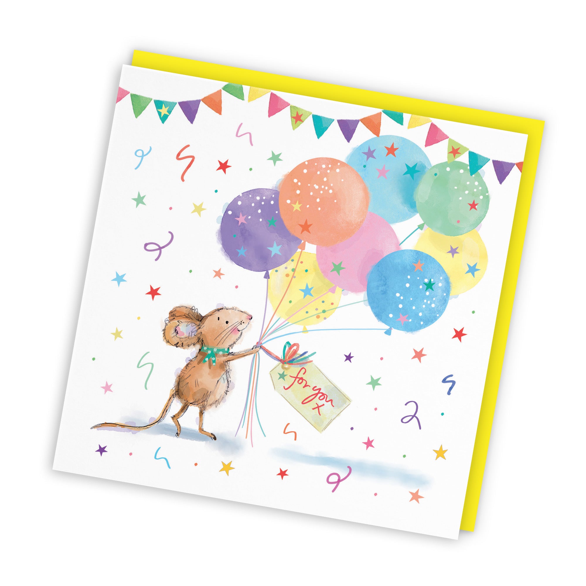 Any Occasion Card Colourful Balloons Little Whiskers - Default Title (SN00552)