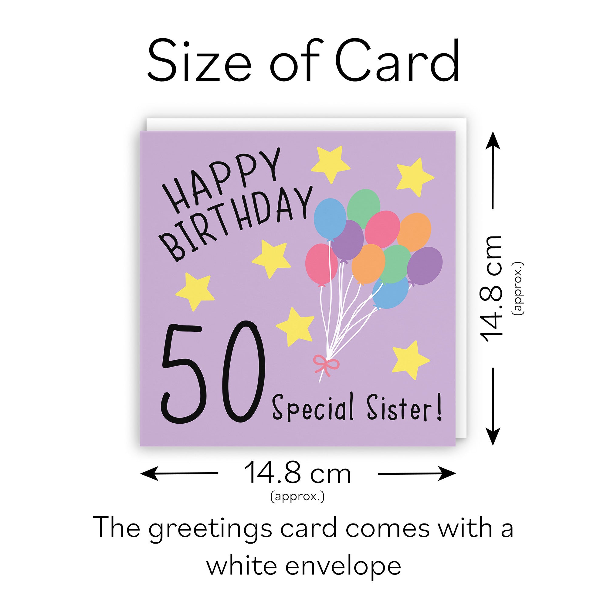 50th Sister Birthday Card Original - Default Title (TH02006)