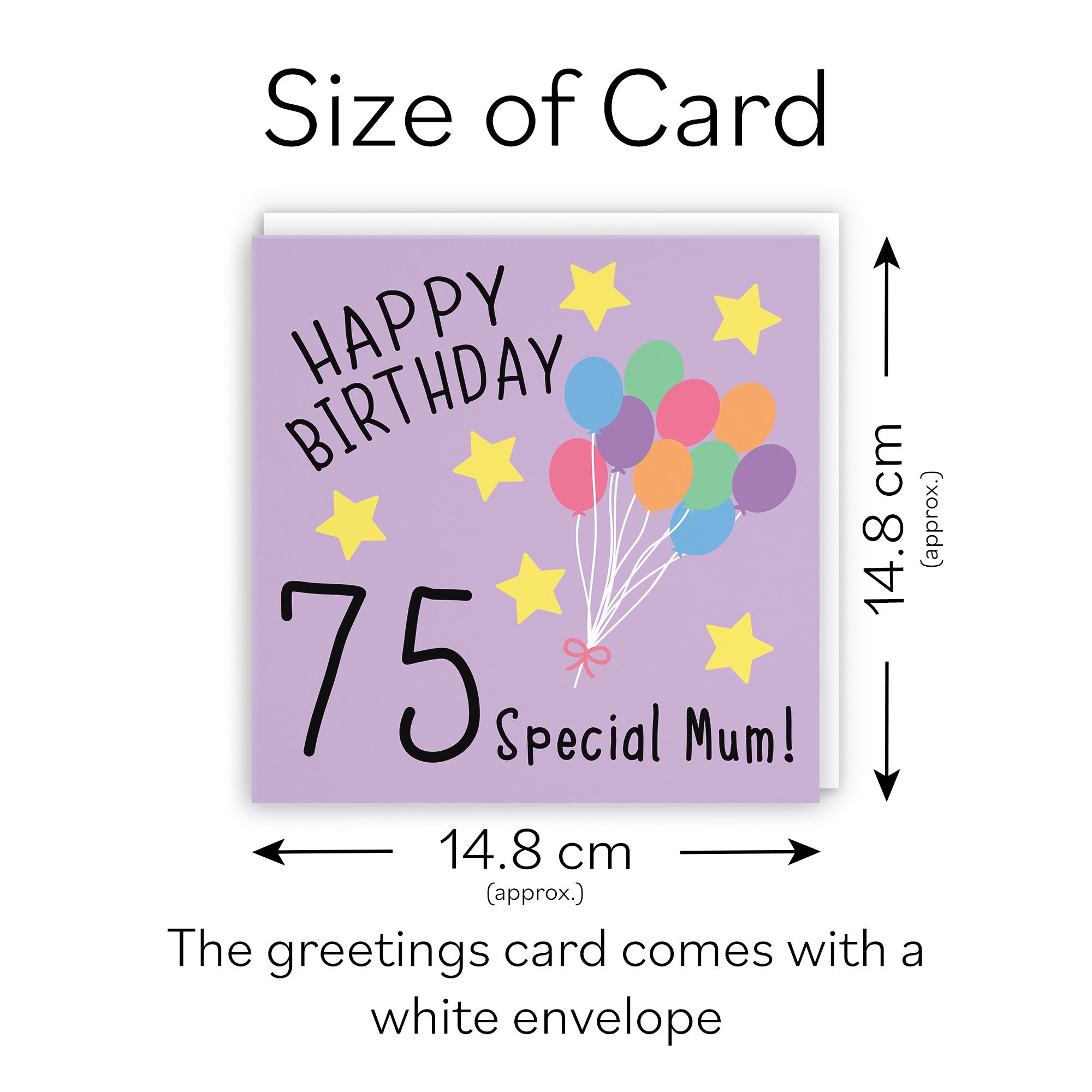 75th Mum Birthday Card Original - Default Title (TH02009)