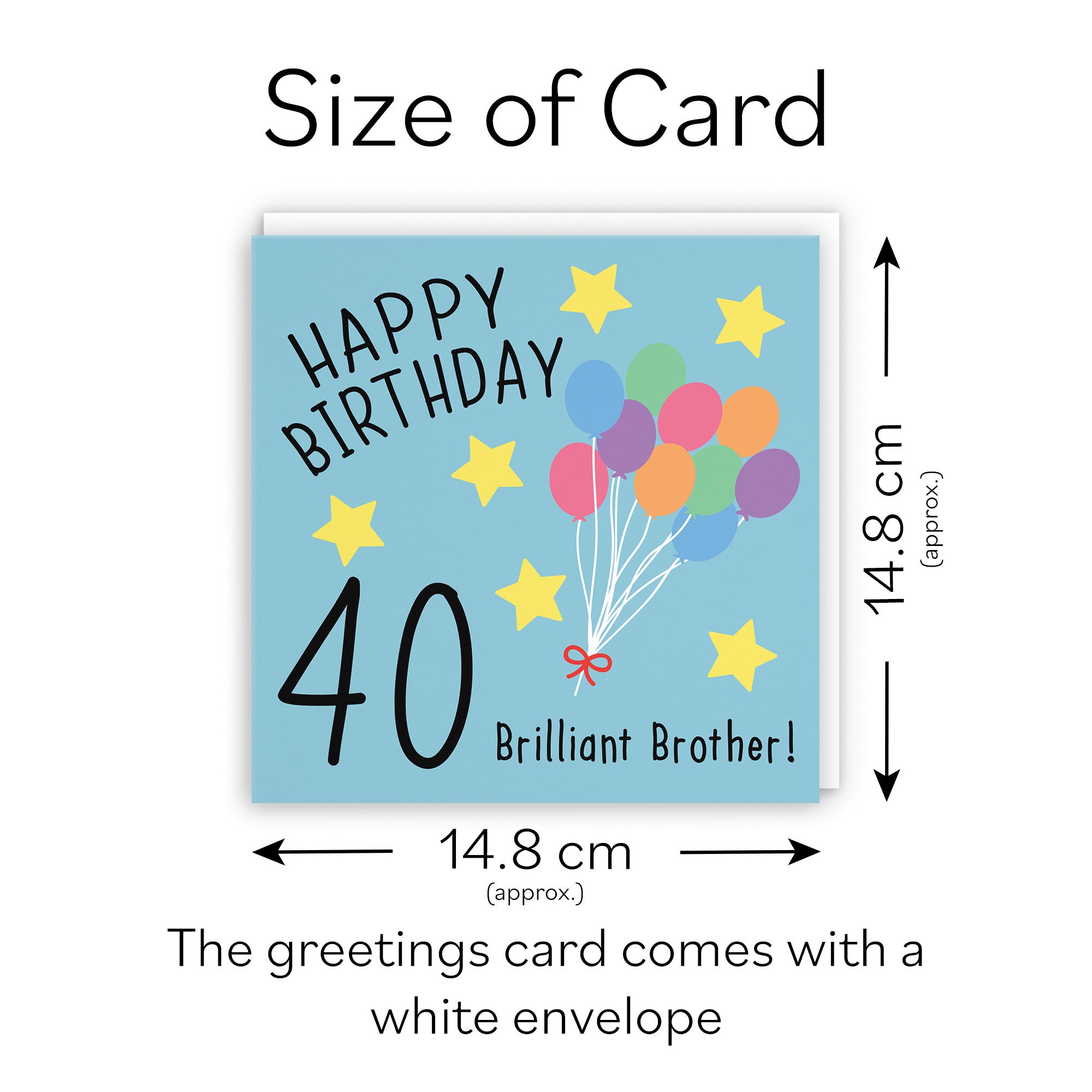 40th Brother Birthday Card Original - Default Title (TH02019)