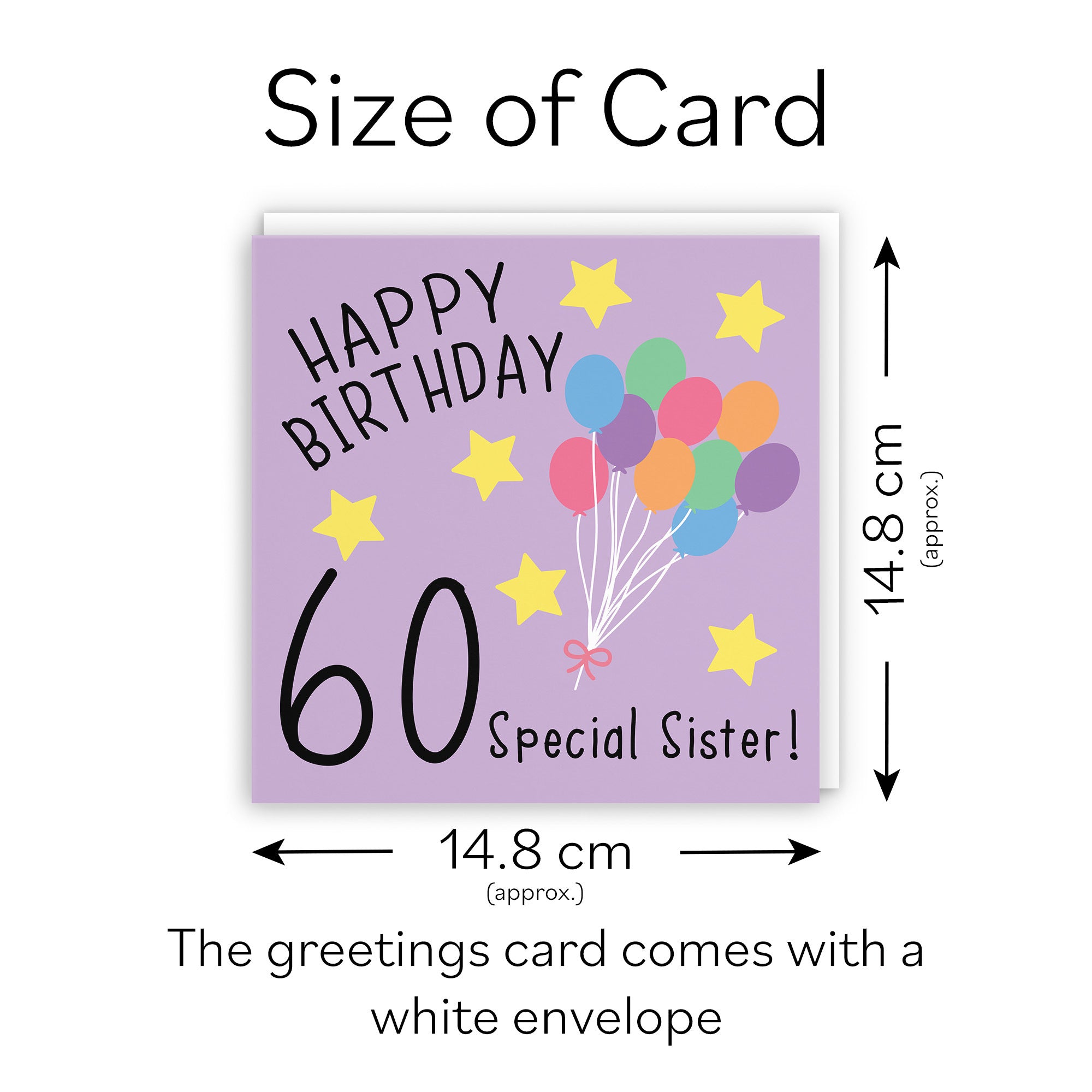 60th Sister Birthday Card Original - Default Title (TH02021)