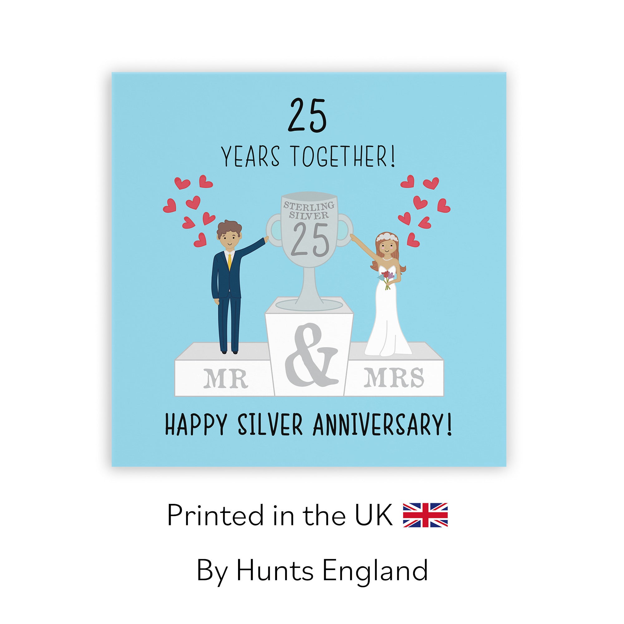 25th Anniversary Card Silver Trophy Iconic - Default Title (TH02030)