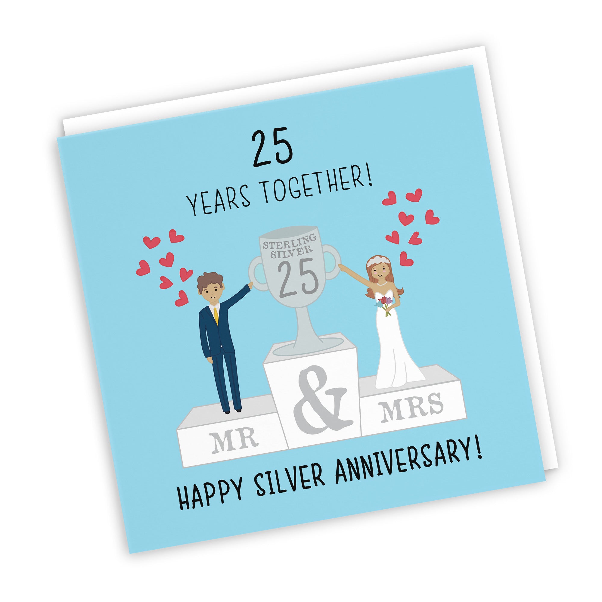 25th Anniversary Card Silver Trophy Iconic - Default Title (TH02030)