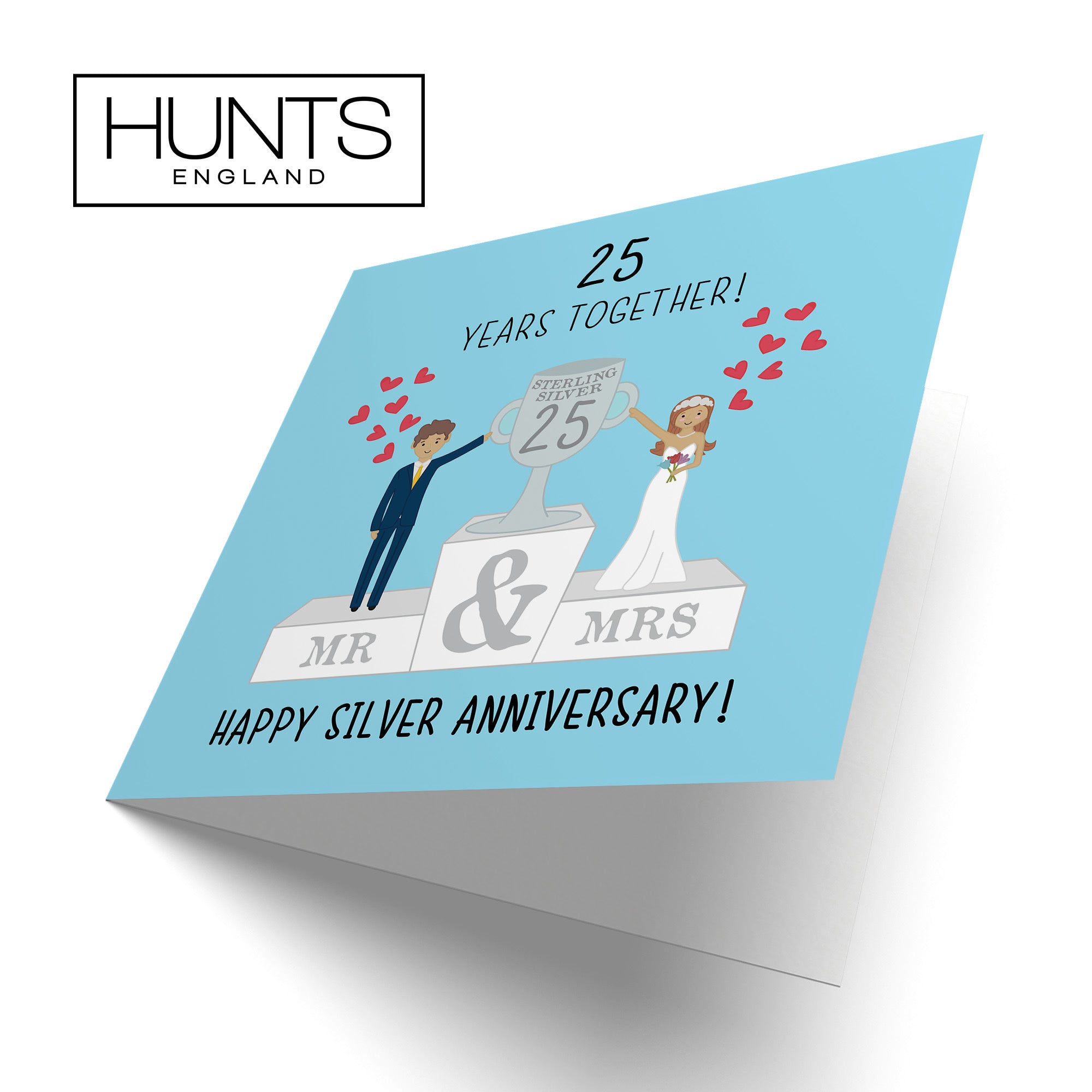 25th Anniversary Card Silver Trophy Iconic - Default Title (TH02030)