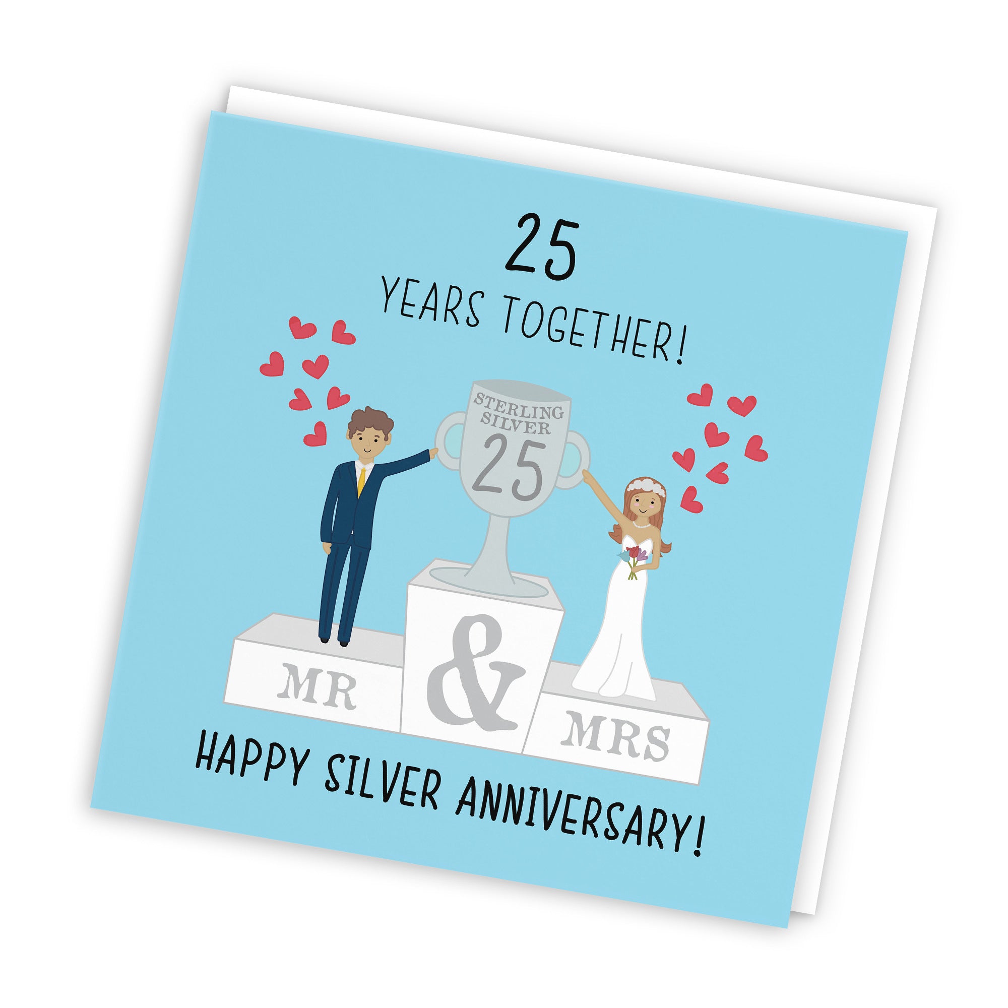 25th Anniversary Card Silver Trophy Iconic - Default Title (TH02030)