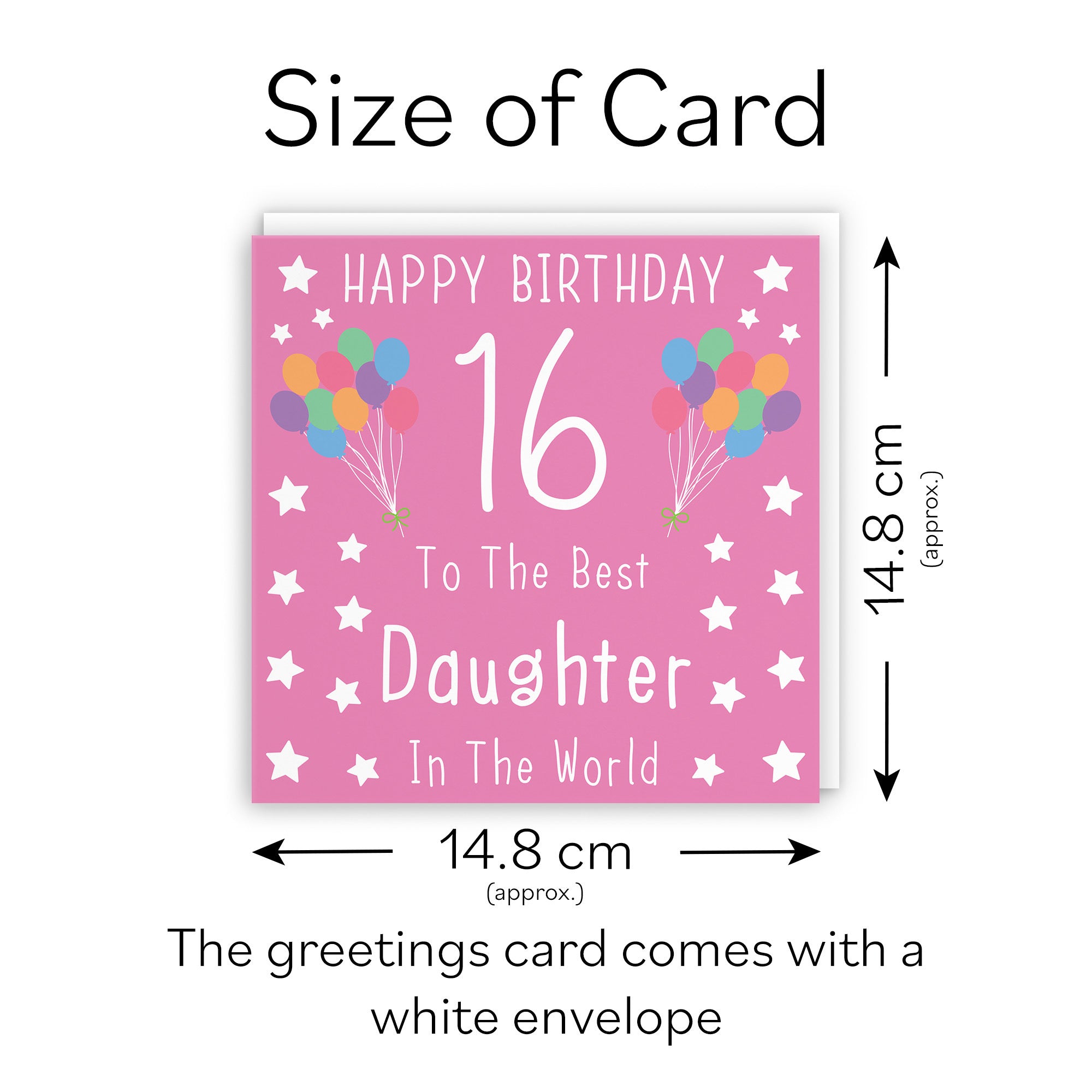 16th Daughter Birthday Card Iconic - Default Title (TH02037)