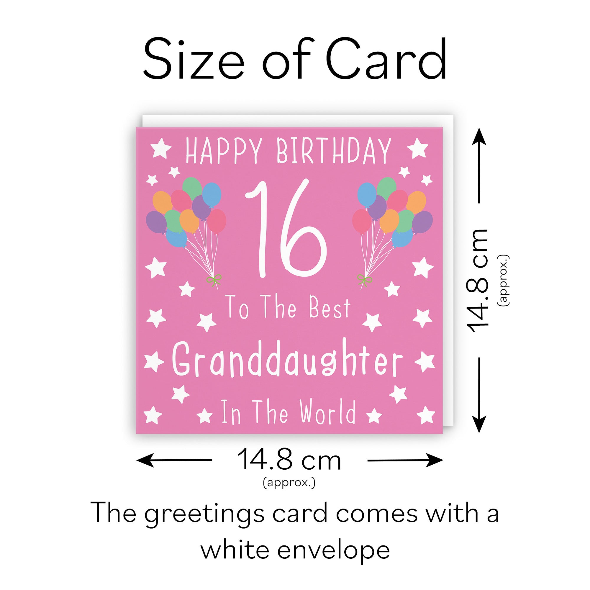16th Granddaughter Birthday Card Iconic - Default Title (TH02039)