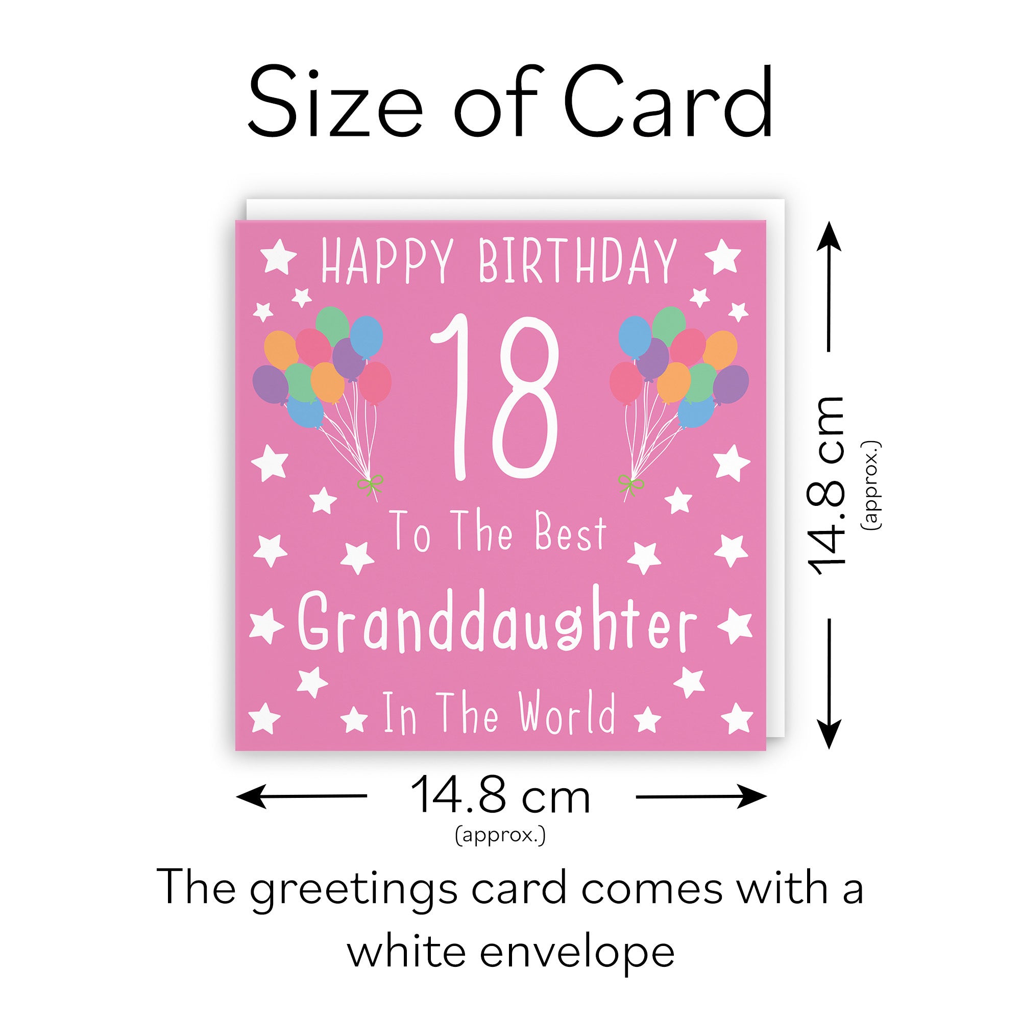 18th Granddaughter Birthday Card Iconic - Default Title (TH02040)