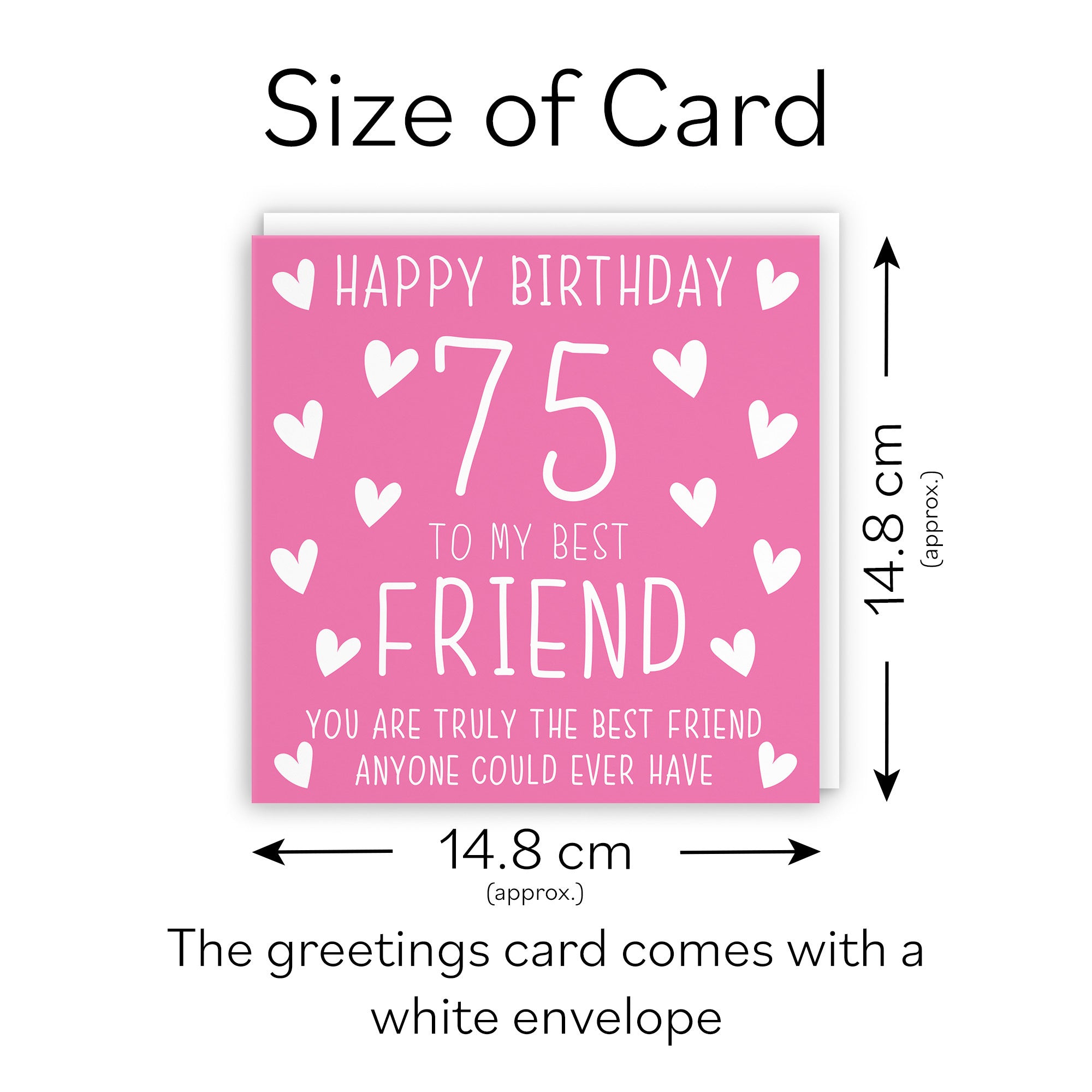 75th Friend Birthday Card Iconic - Default Title (TH02042)
