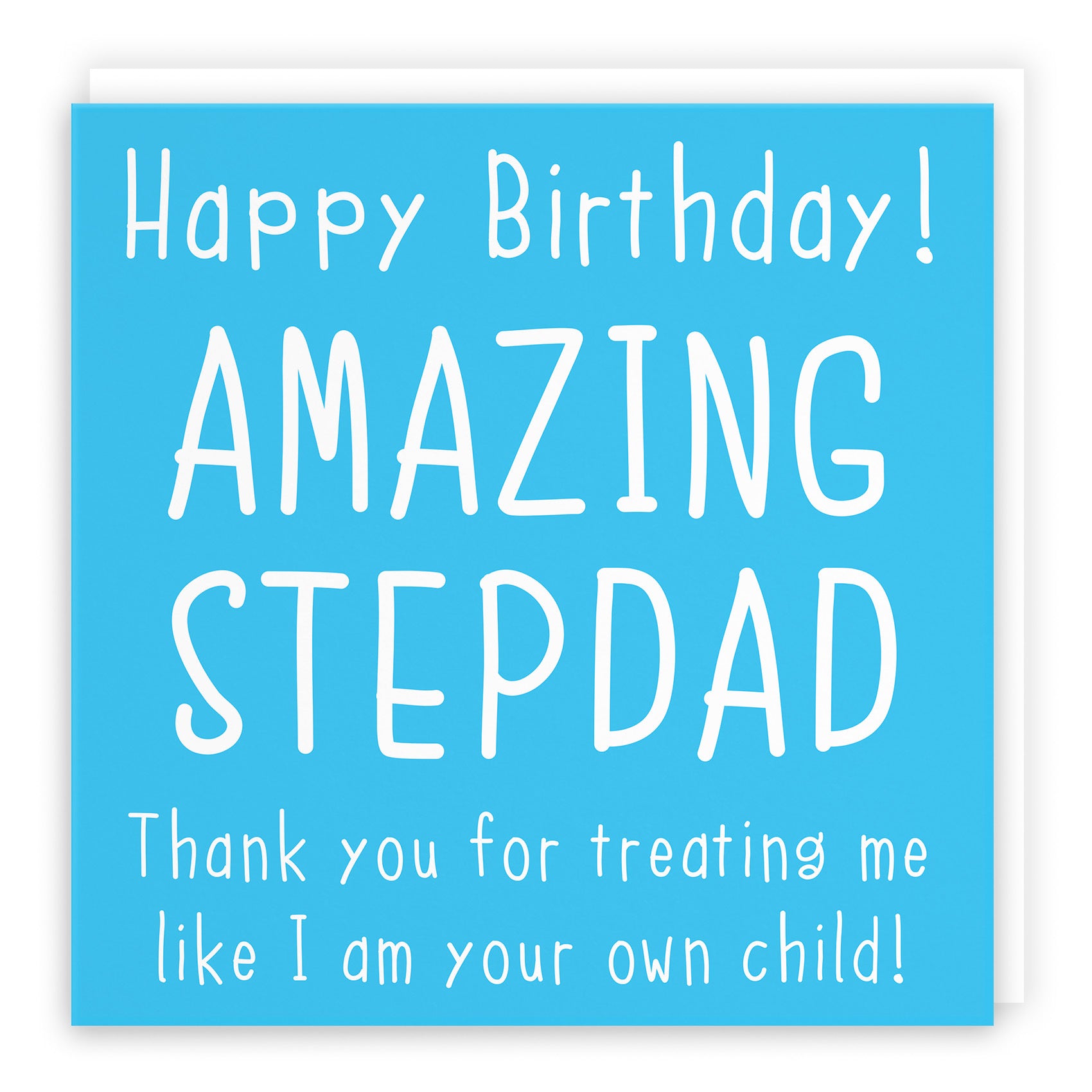 Stepdad Birthday Card Like Your Own Child Urban Colour - Default Title (TH02052)