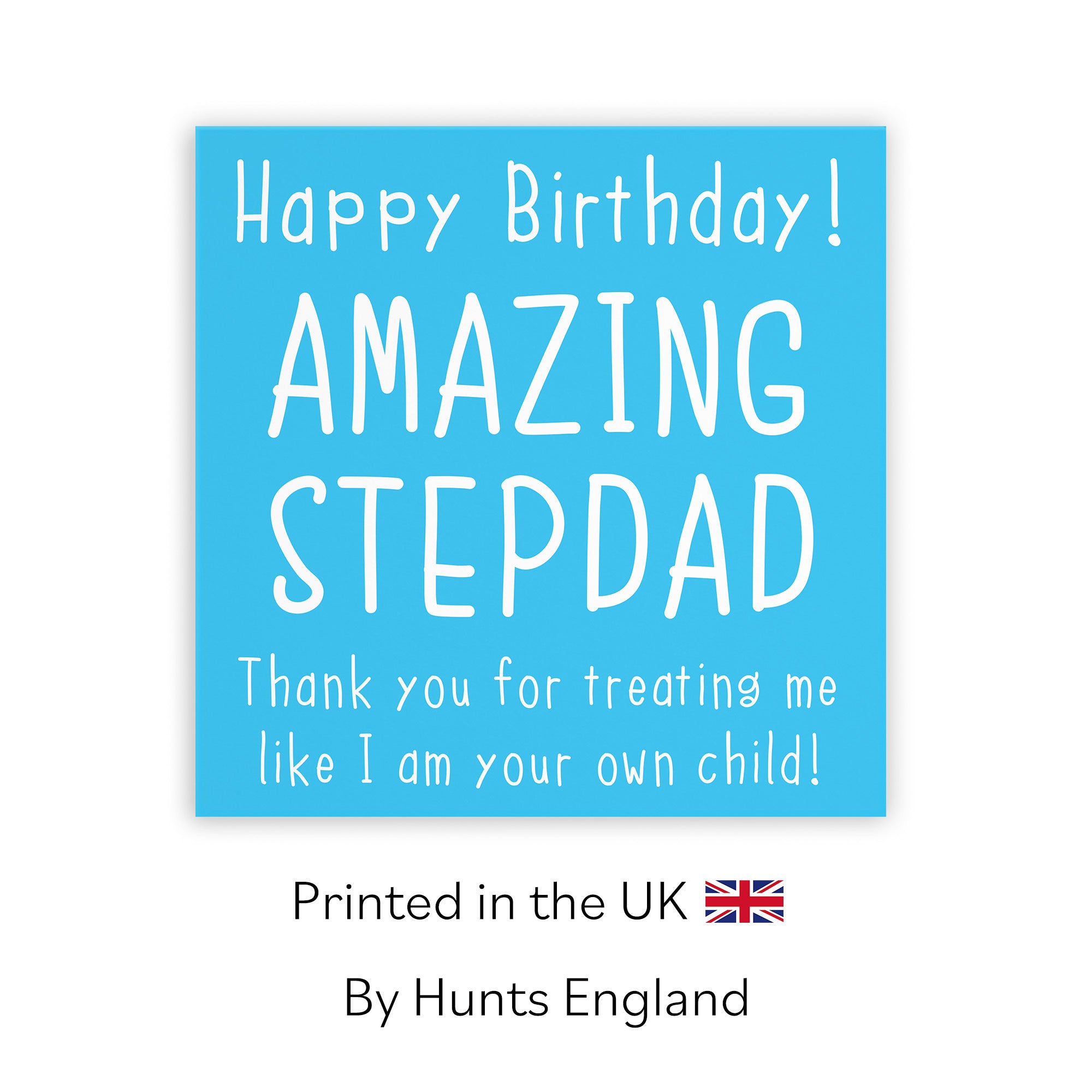 Stepdad Birthday Card Like Your Own Child Urban Colour - Default Title (TH02052)