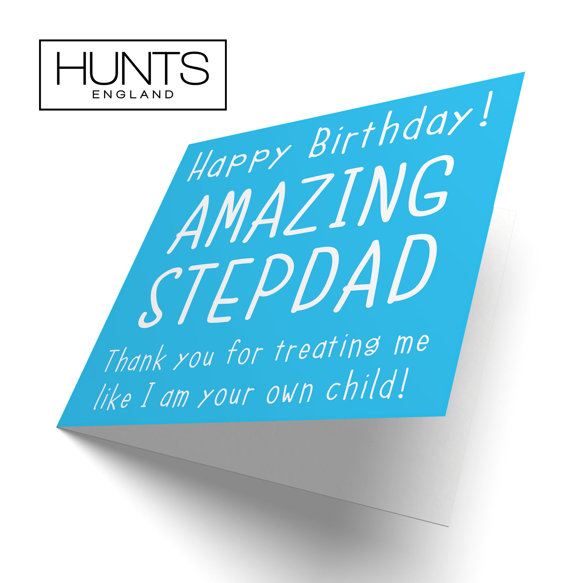 Stepdad Birthday Card Like Your Own Child Urban Colour - Default Title (TH02052)