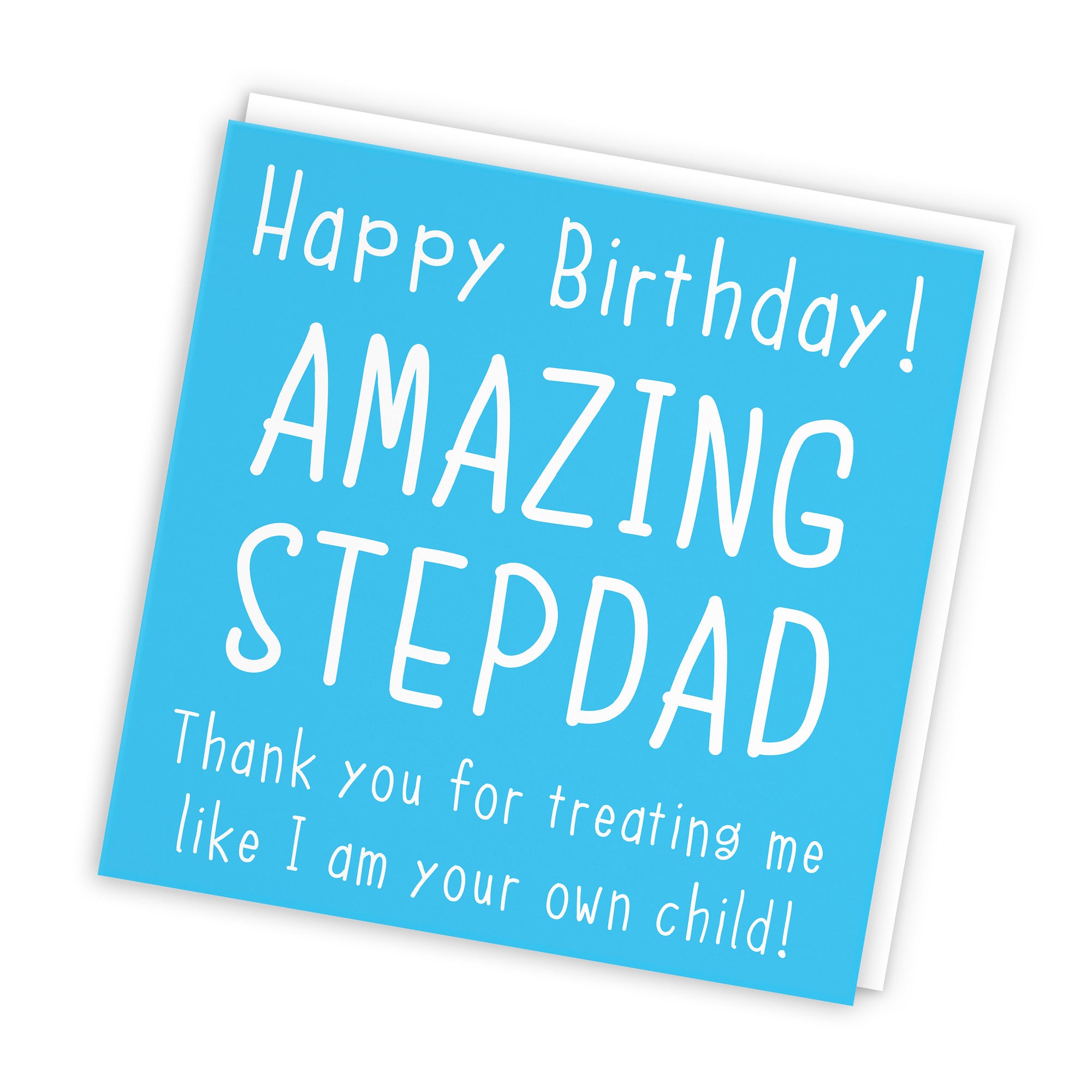 Stepdad Birthday Card Like Your Own Child Urban Colour - Default Title (TH02052)
