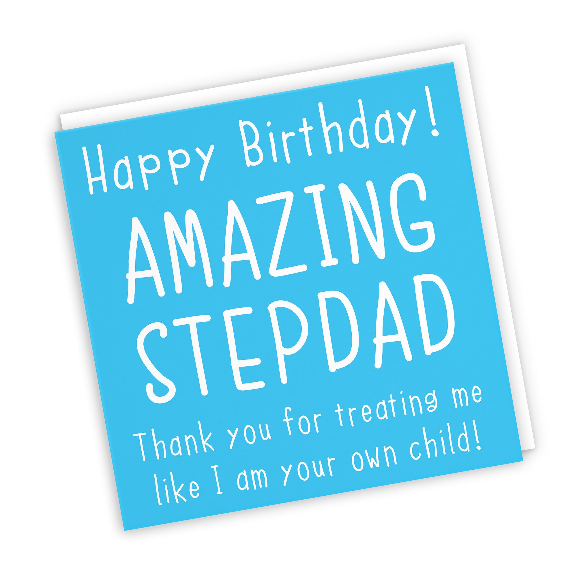 Stepdad Birthday Card Like Your Own Child Urban Colour - Default Title (TH02052)