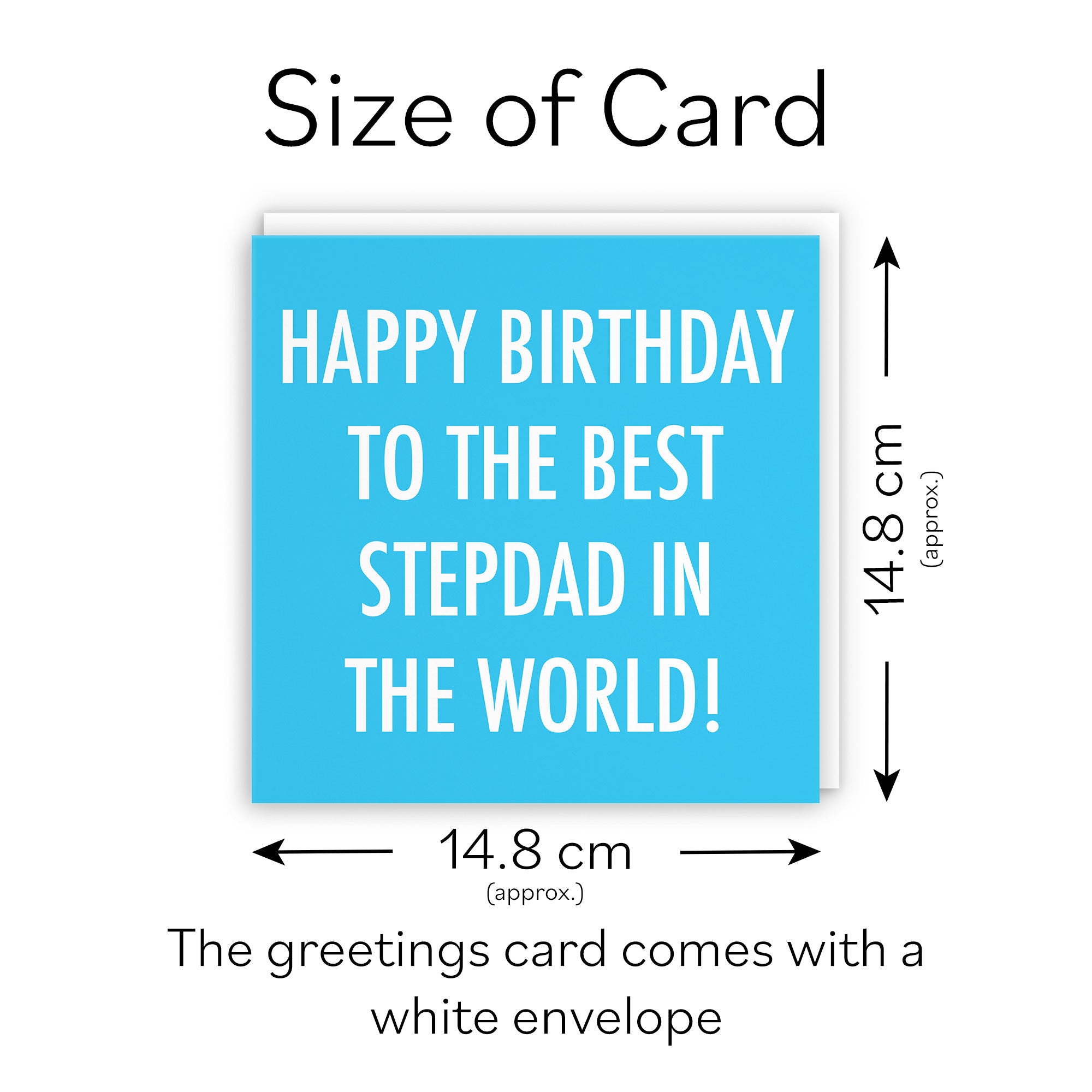 Stepdad Birthday Card Best In The World Urban Colour - Default Title (TH02053)