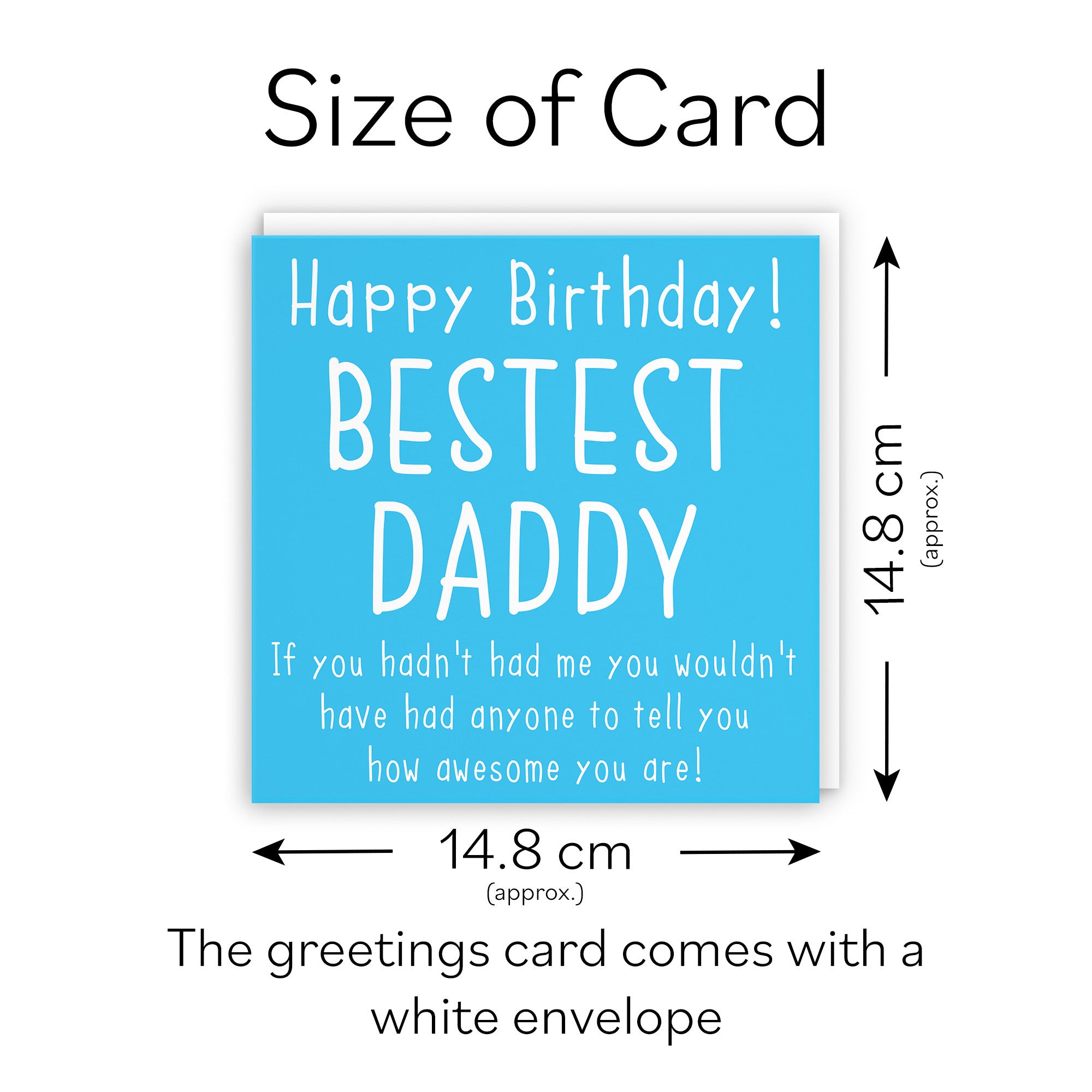 Daddy Birthday Card How Awesome You Are Urban Colour - Default Title (TH02054)